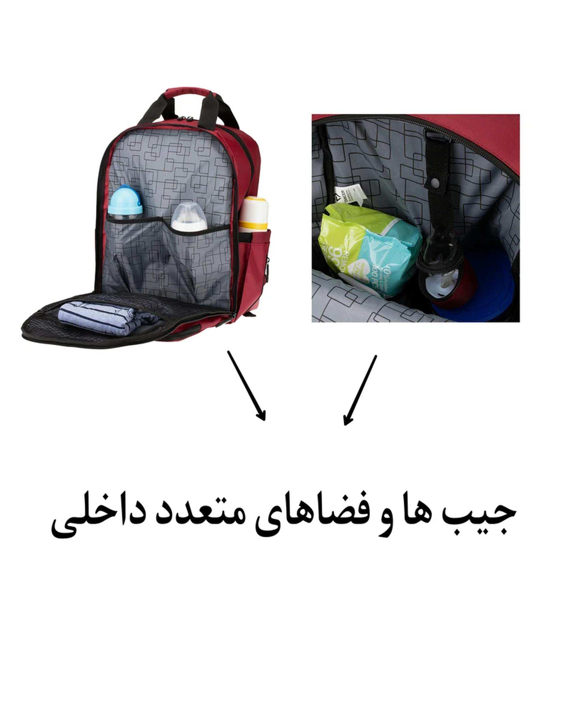 کوله پشتی سیسمونی طوسی تنسر Tancer مدل STAR کد 131