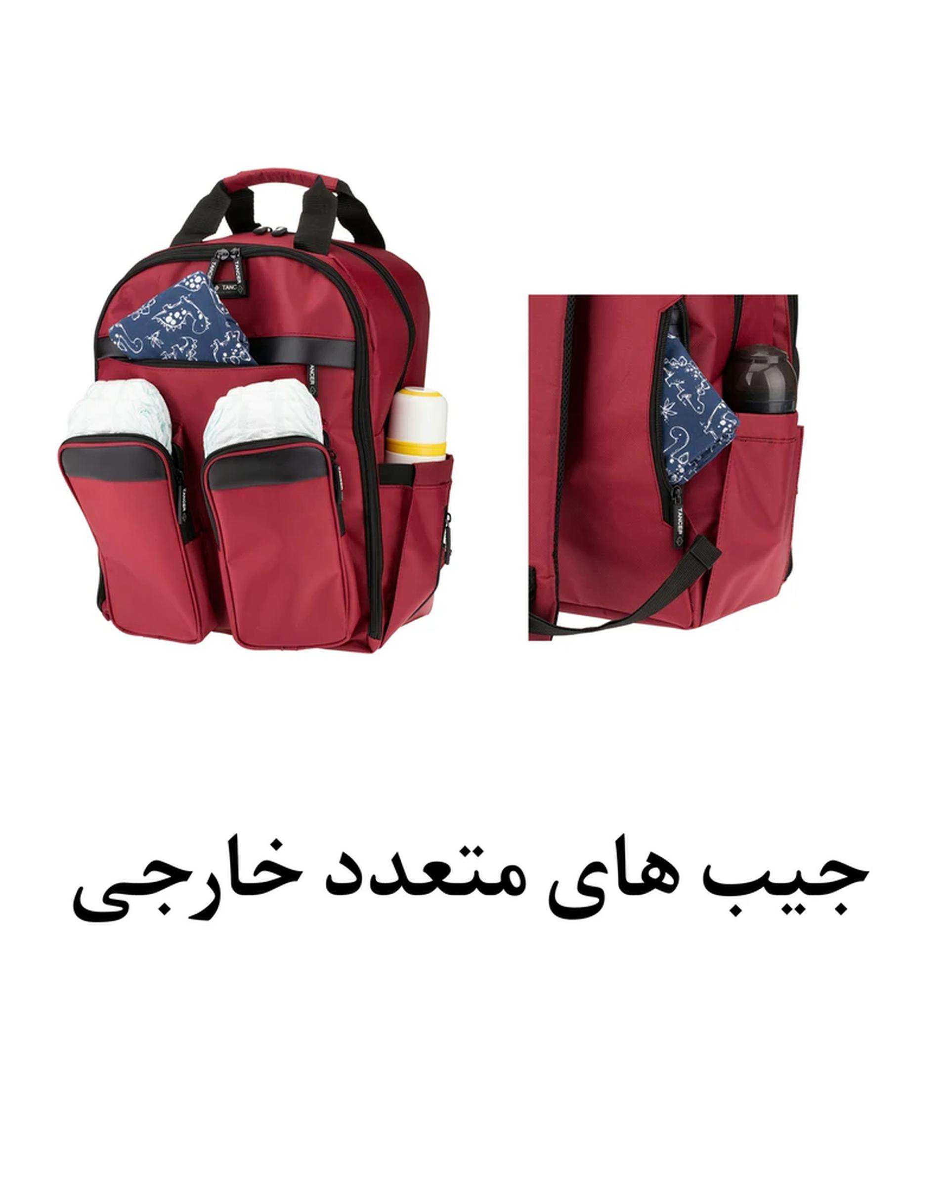 کوله پشتی سیسمونی طوسی تنسر Tancer مدل STAR کد 131