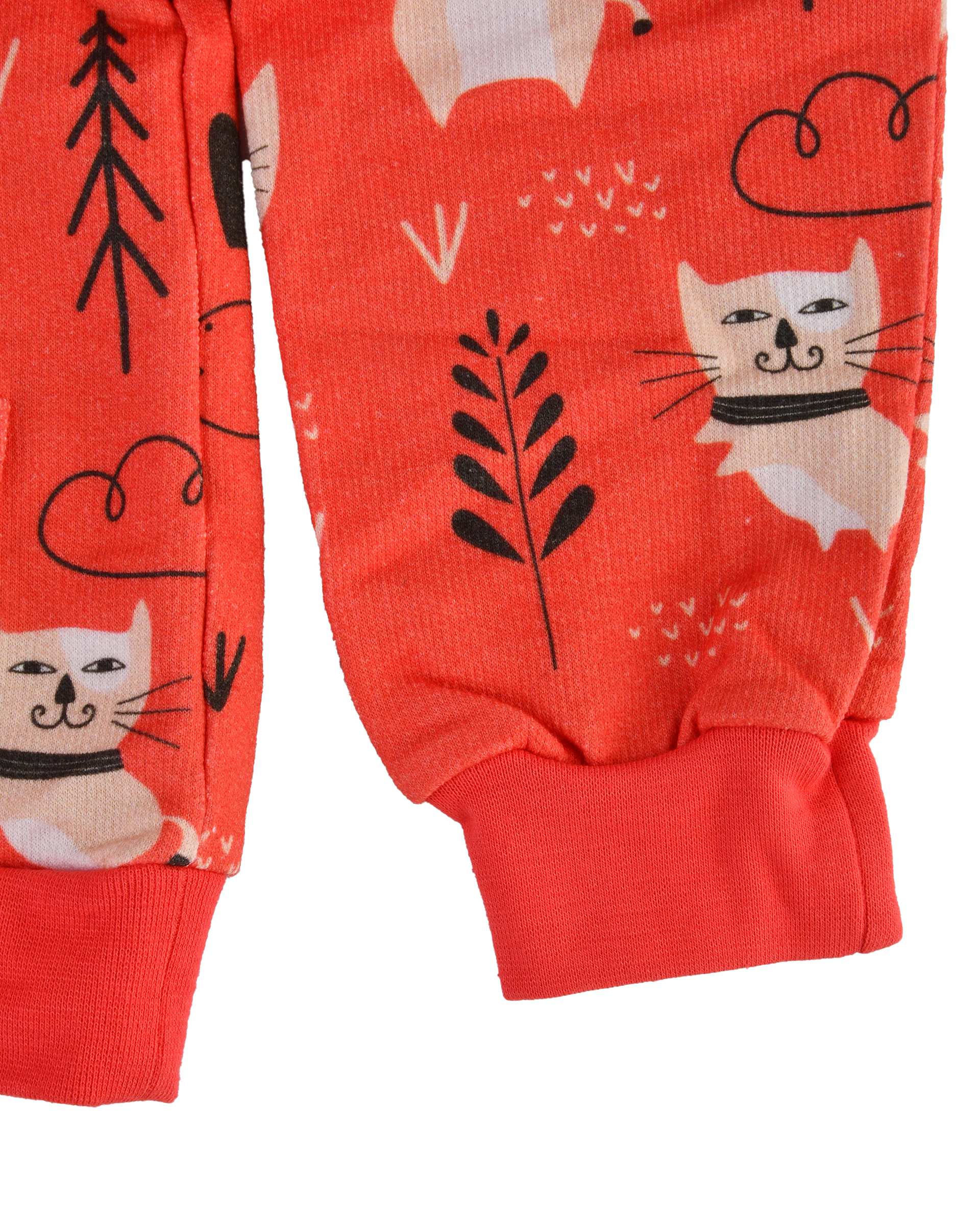 ست هودی و شلوار بچگانه گیزولان Gizolan مدل گربه