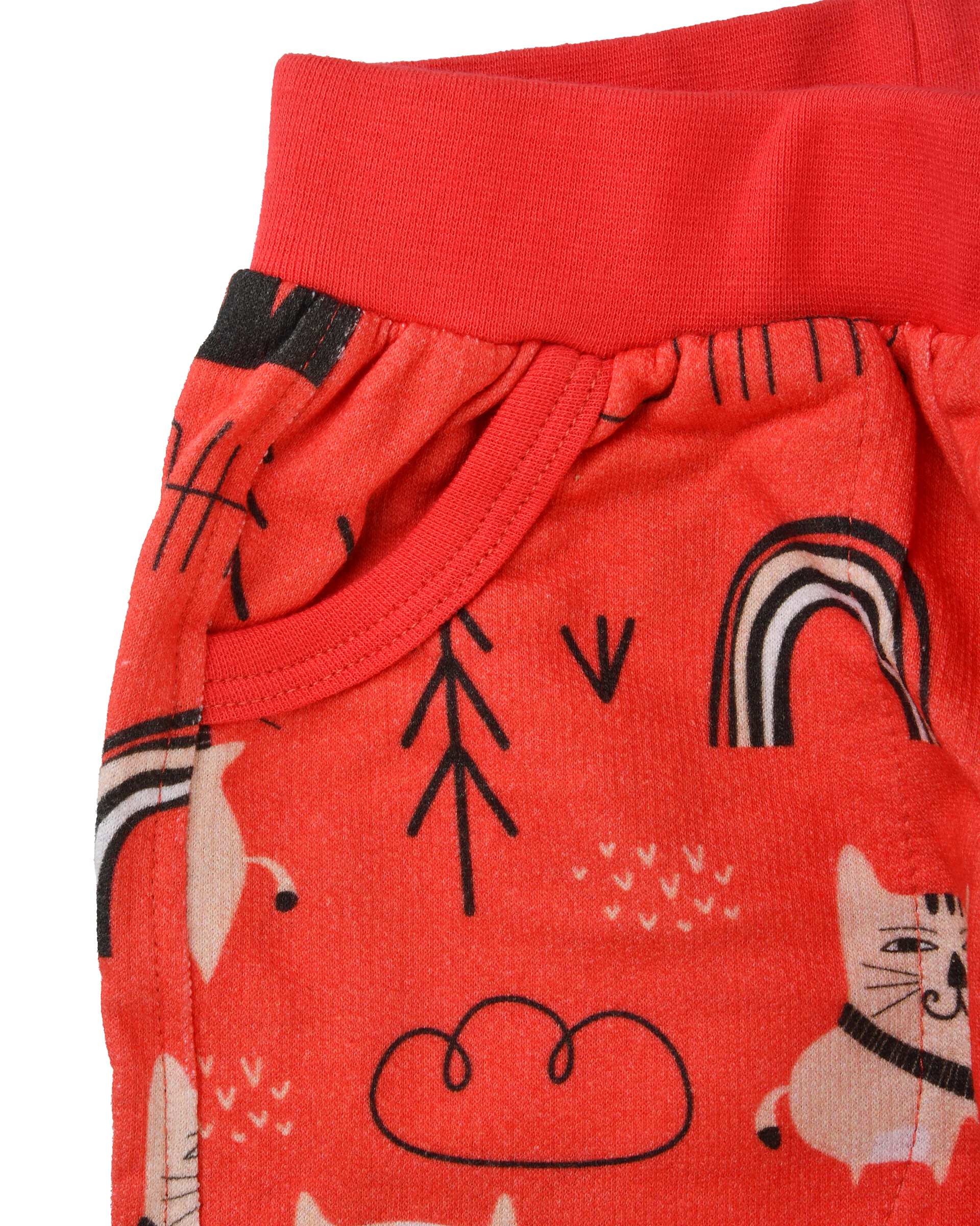 ست هودی و شلوار بچگانه گیزولان Gizolan مدل گربه