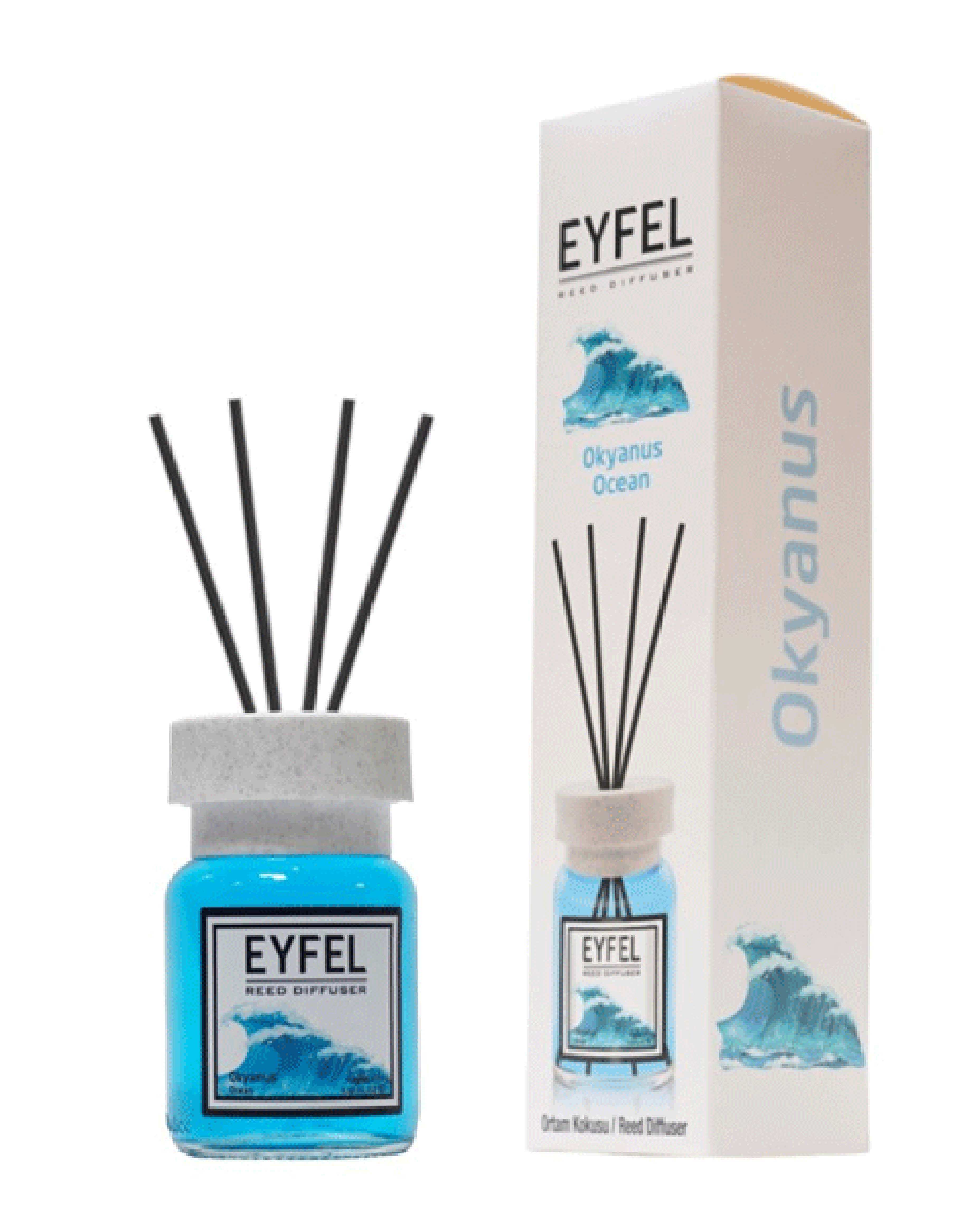 خوشبو کننده هوا ایفل Eyfel مدل Okyanus Ocean با رایحه اقیانوس 120ml