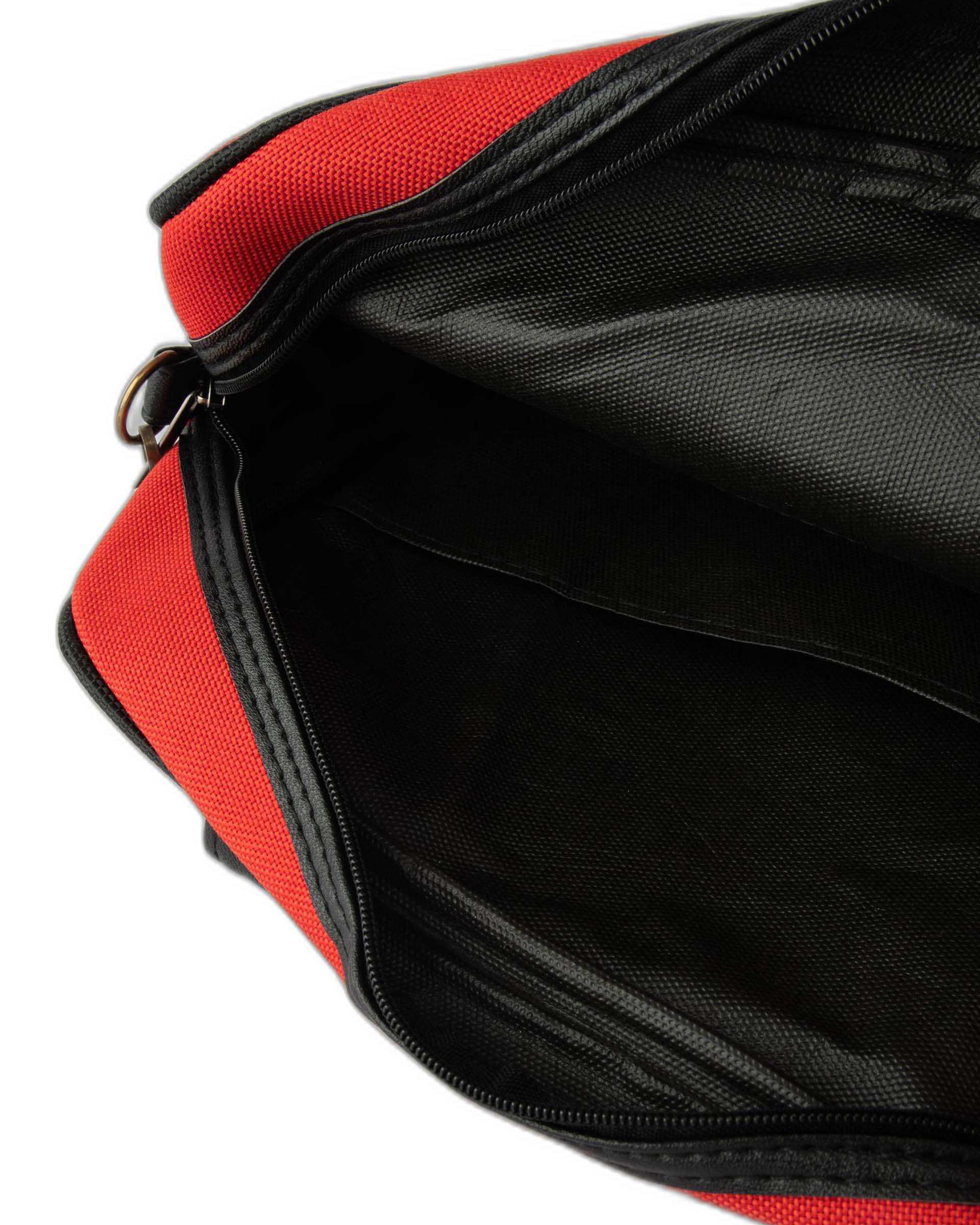 کیف زنانه دستی قرمز گلدار وندی Vandi مدل گیسوب