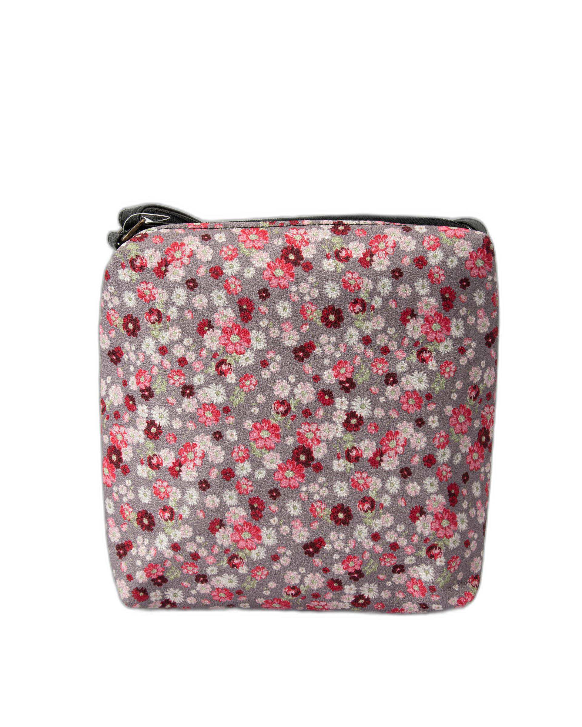 کیف زنانه دوشی گلدار وندی Vandi مدل شمیم طرح گل