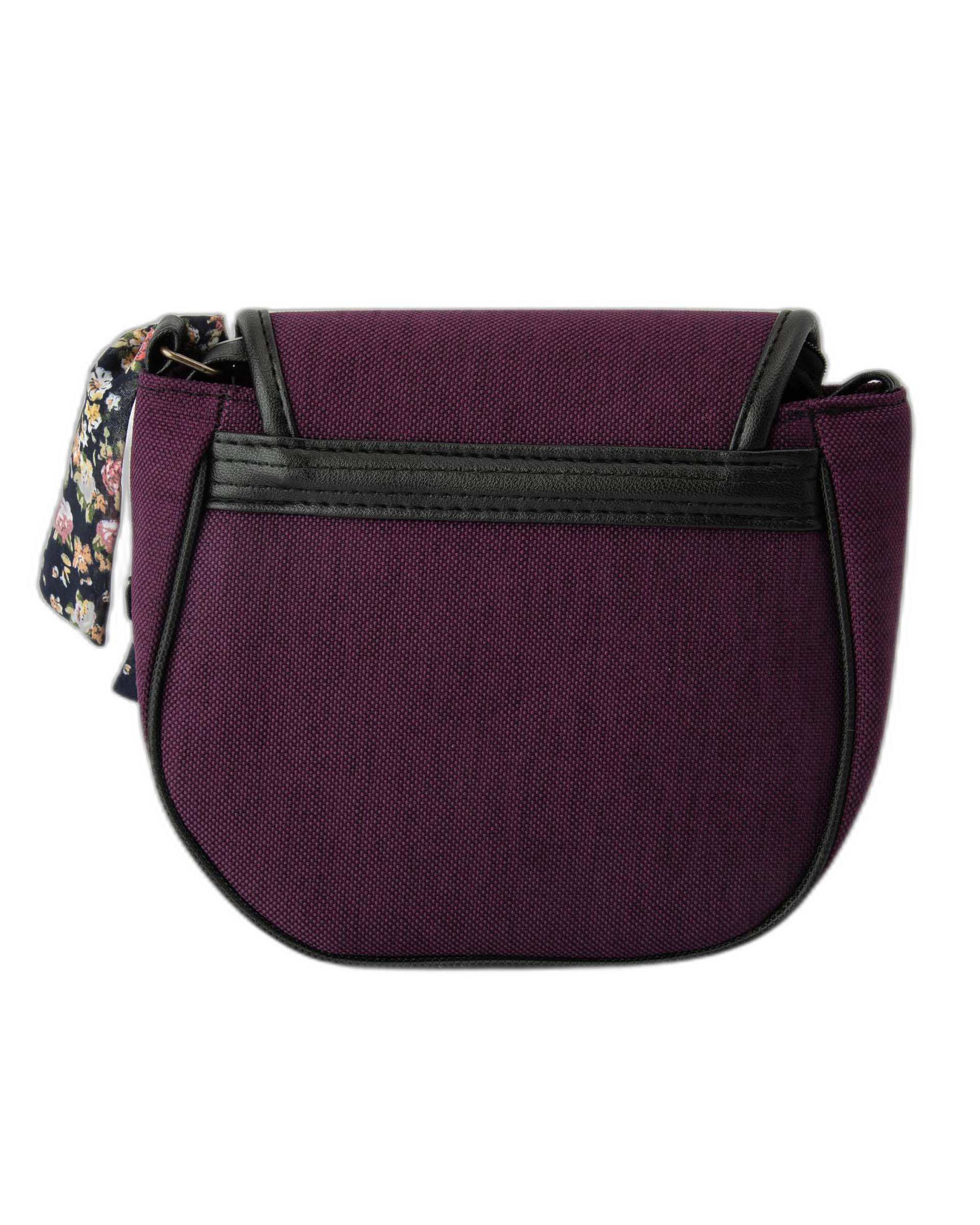 کیف زنانه دوشی بنفش وندی Vandy مدل پونه