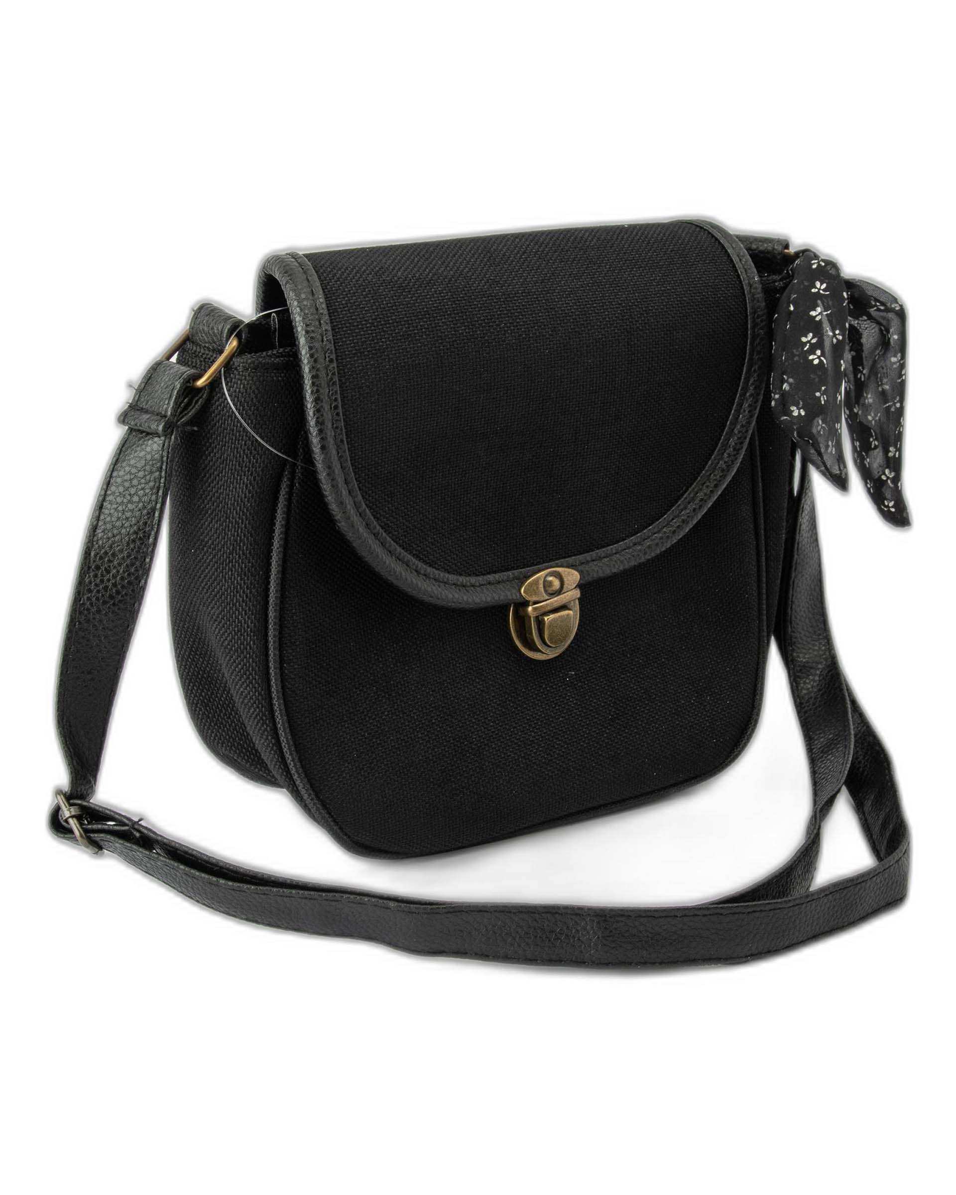 کیف زنانه دوشی مشکی وندی Vandy مدل پونه