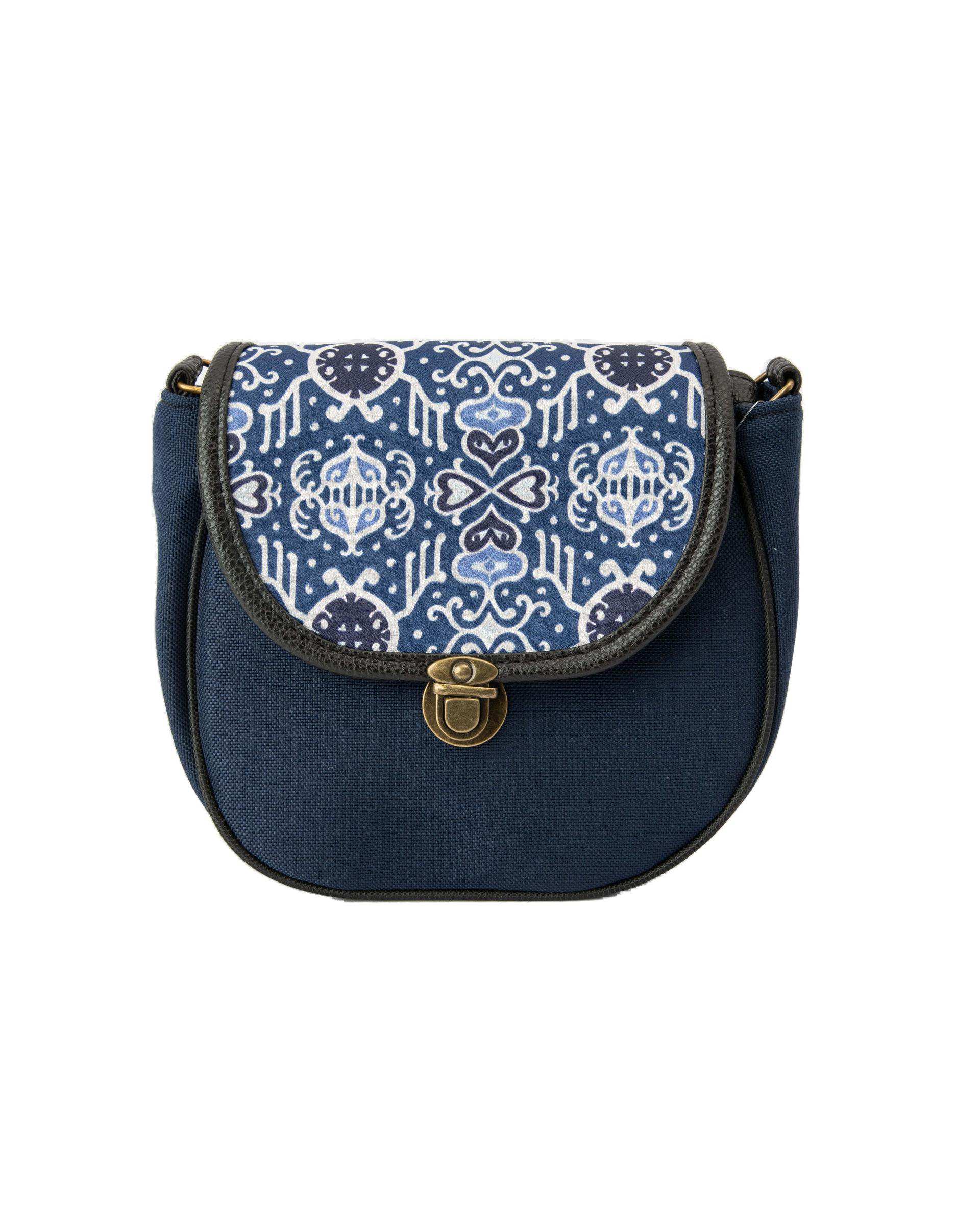 کیف زنانه دوشی سرمه ای وندی Vandy مدل پونه