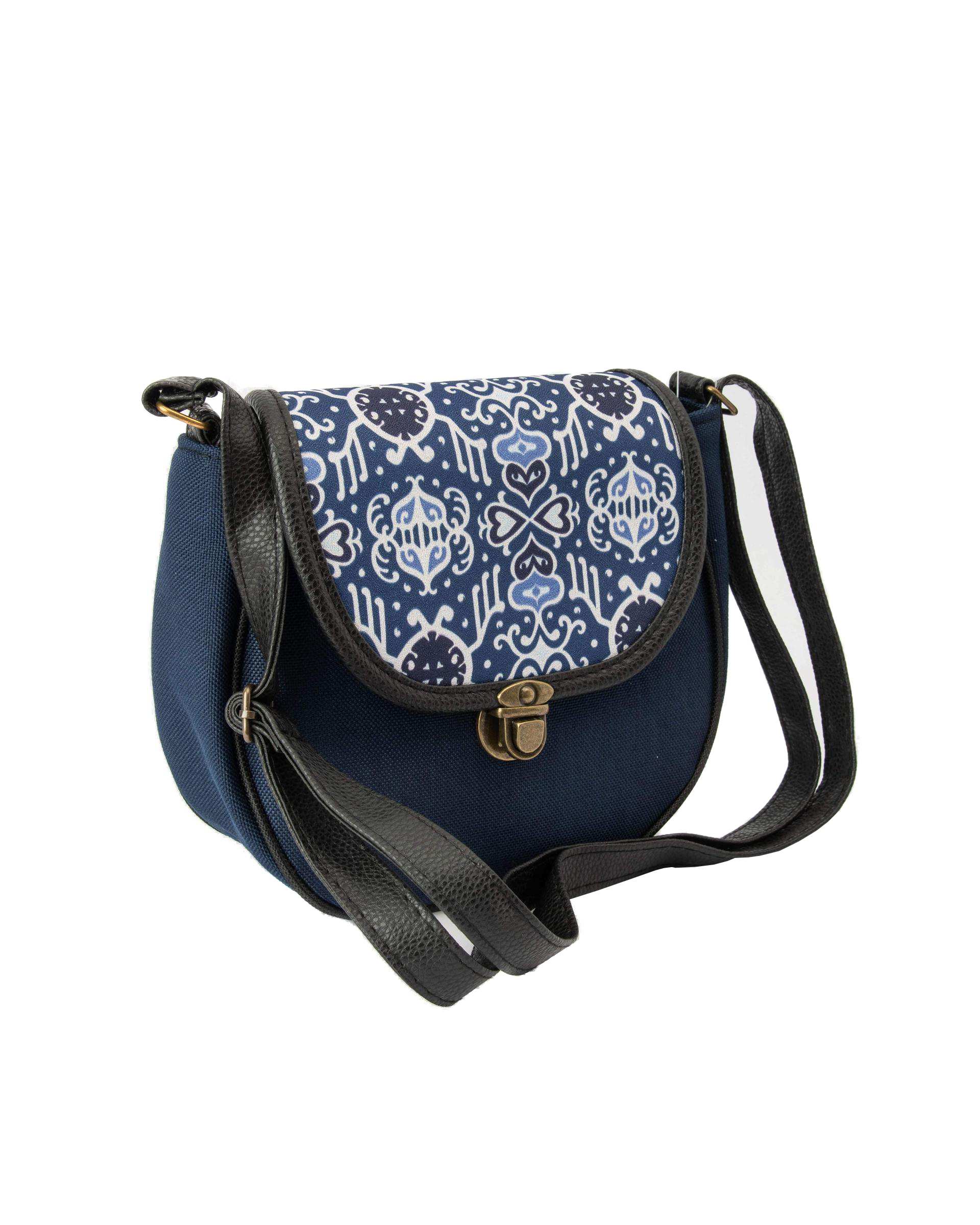 کیف زنانه دوشی سرمه ای وندی Vandy مدل پونه