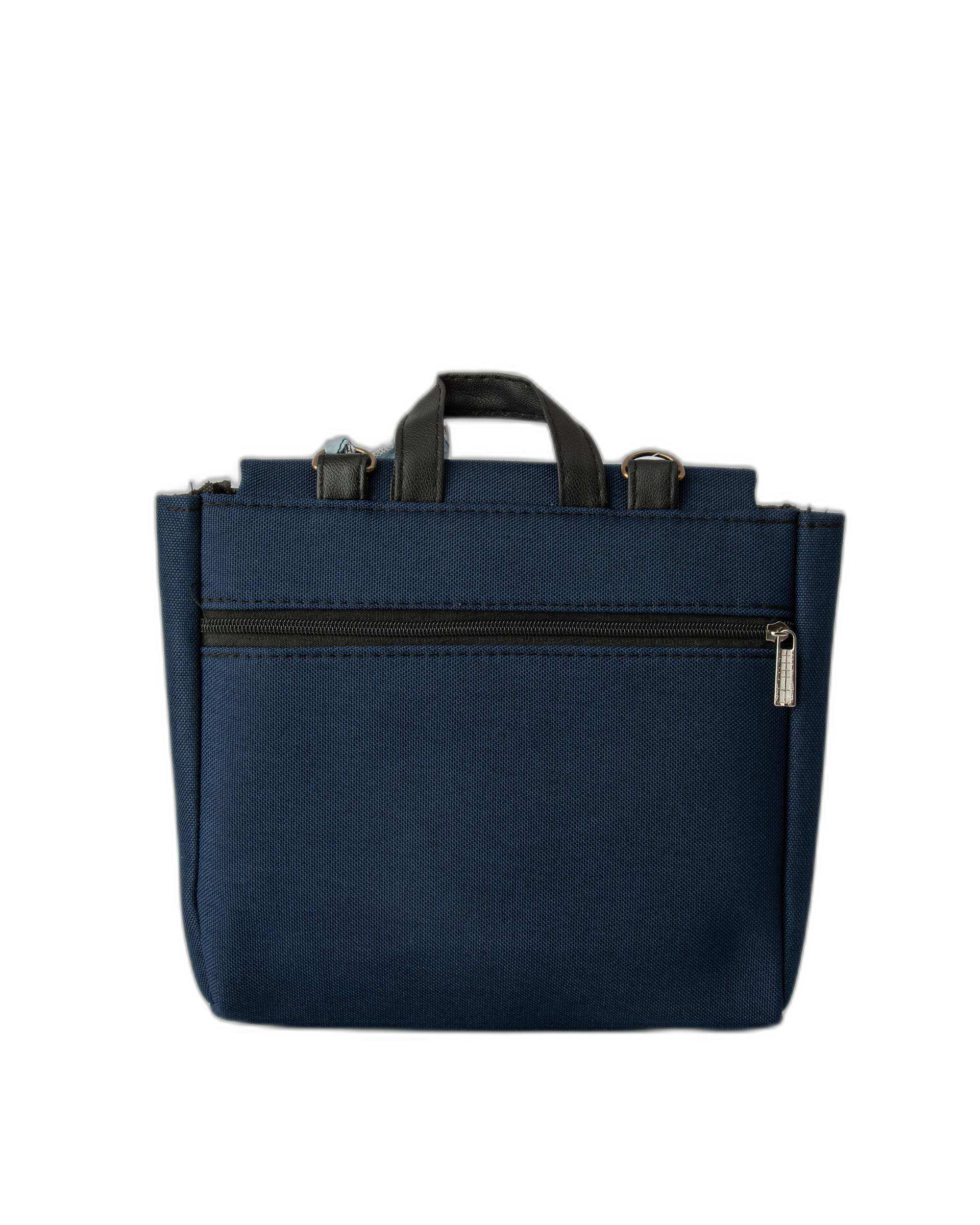 کیف زنانه دوشی سرمه ای وندی Vandy مدل گلدونه