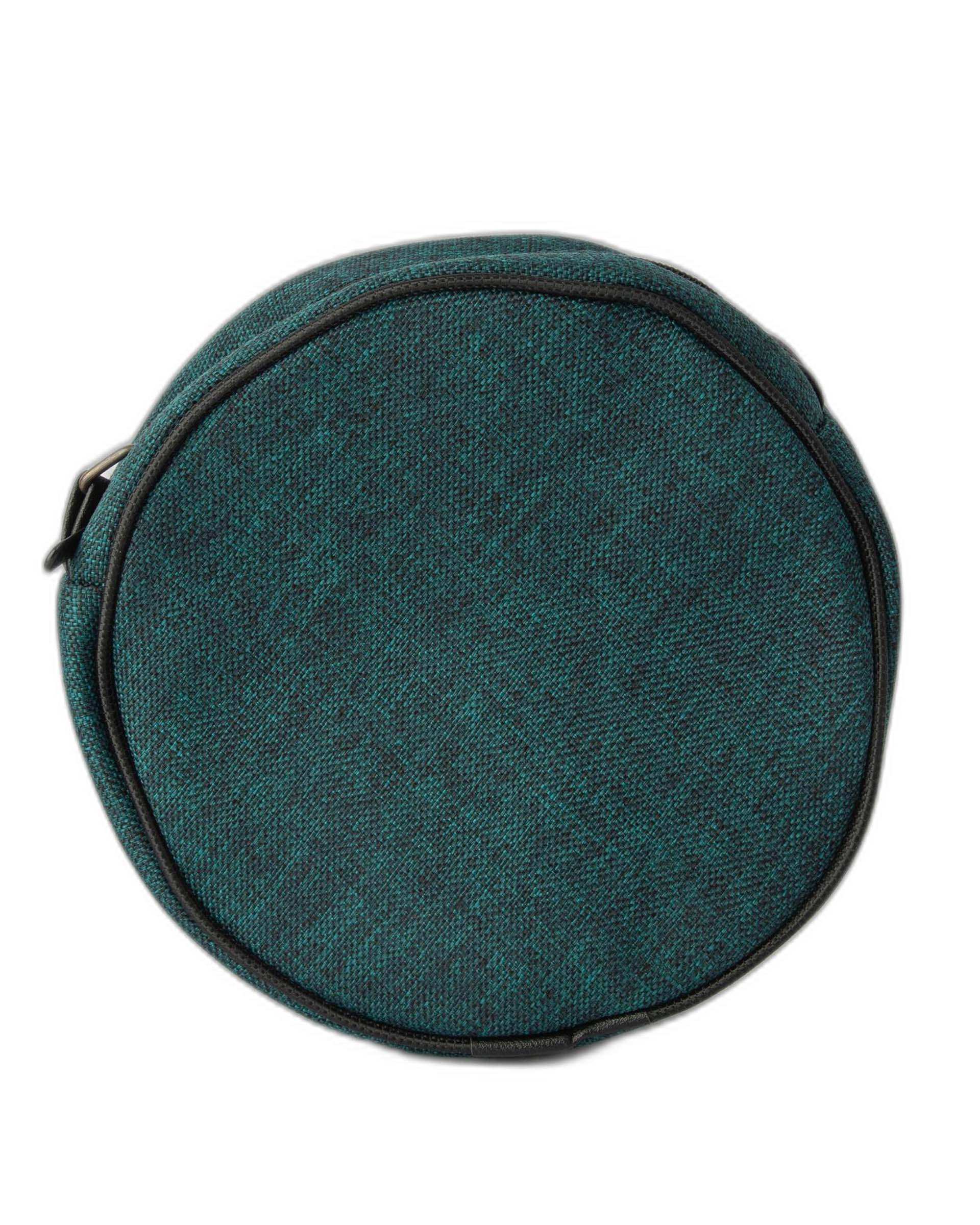 کیف زنانه دوشی سبز یشمی گلدار وندی Vandy مدل کلوچه