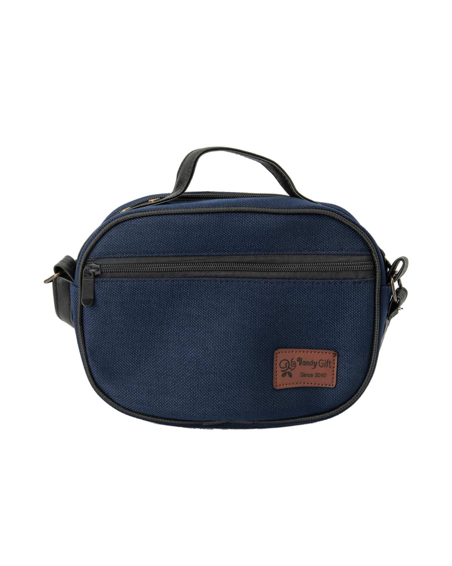 کیف زنانه دوشی سرمه ای گلدار وندی Vandi مدل هوما