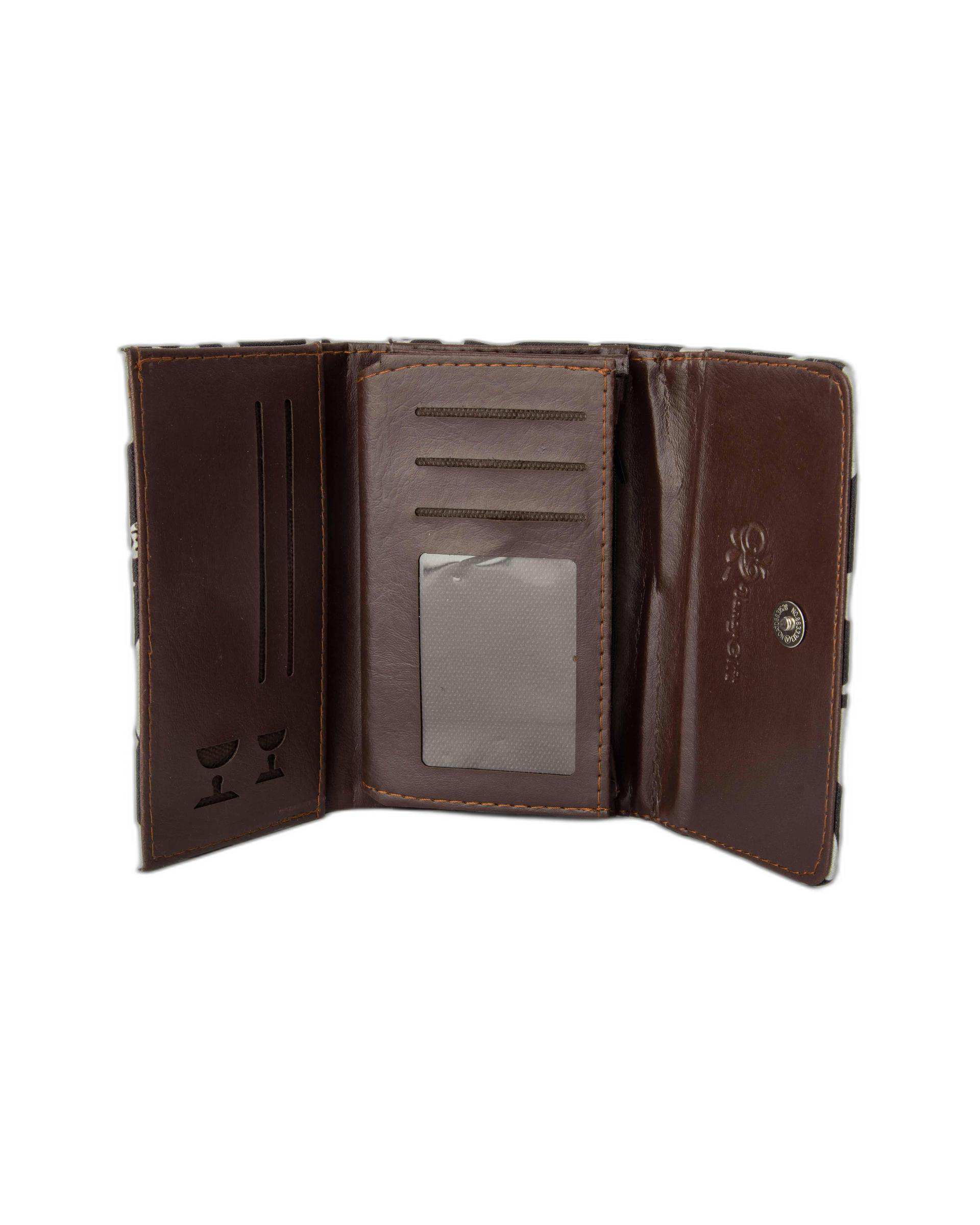 کیف پول مشکی وندی Vandy مدل شاپرک طرح پاندا کد 1025