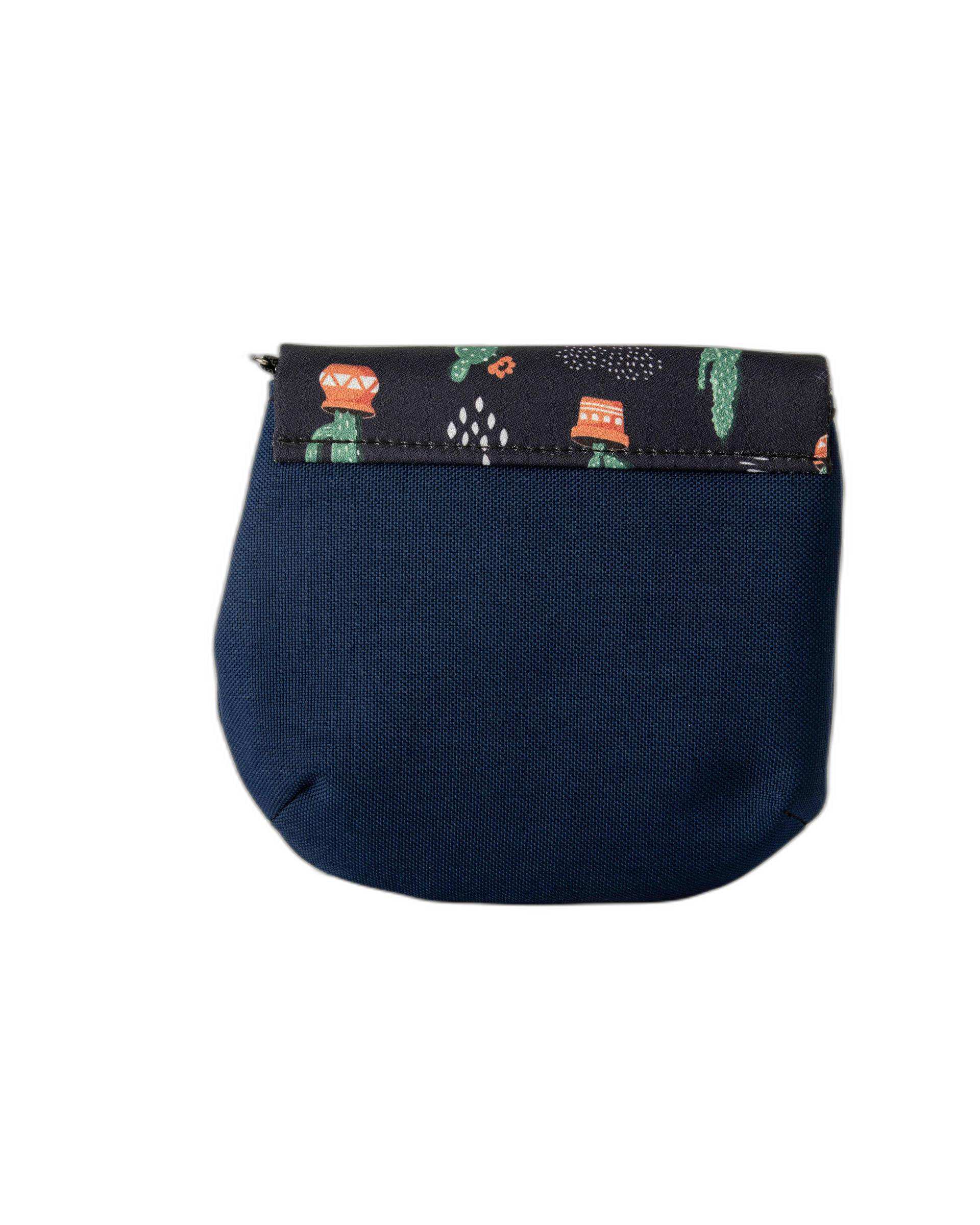 کیف زنانه دوشی سرمه ای وندی Vandy مدل نقلی طرح کاکتوس