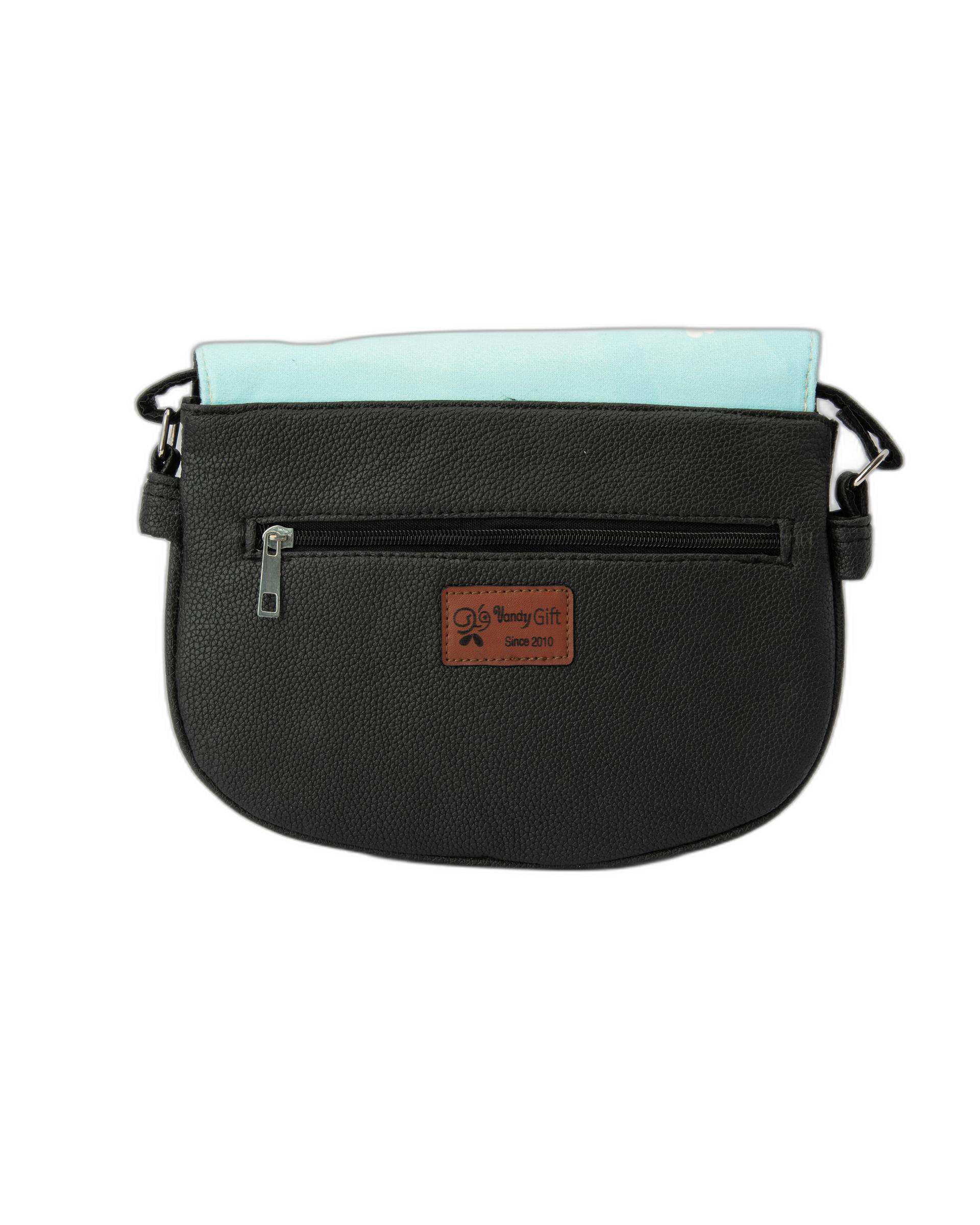 کیف زنانه دوشی به همراه کیف پول وندی Vandy مدل افرا طرح ماشین