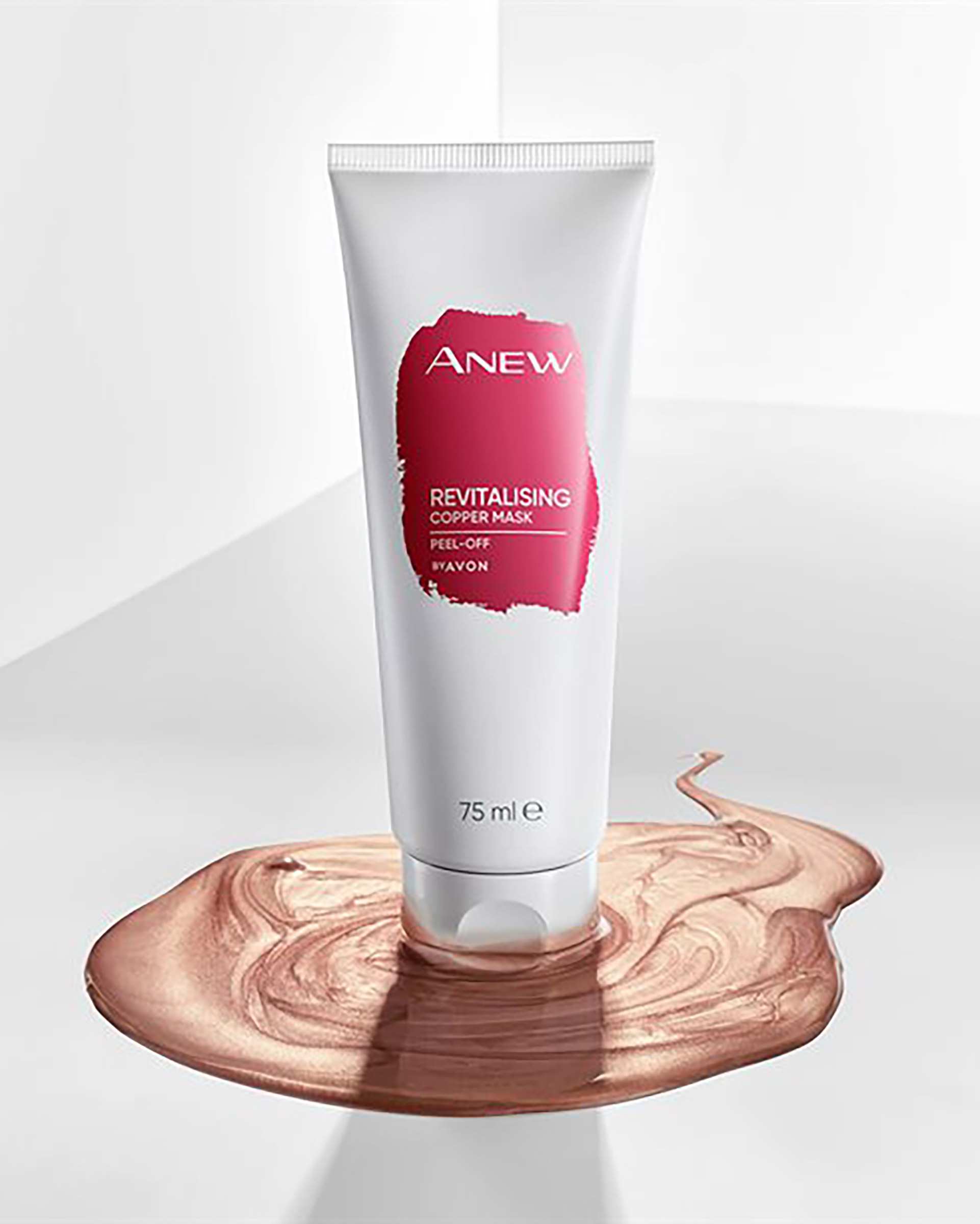 ماسک پیل آف صورت احیا کننده آون Avon مدل Anew Revitalising Copper Mask حاوی مس 75ml کد 06540