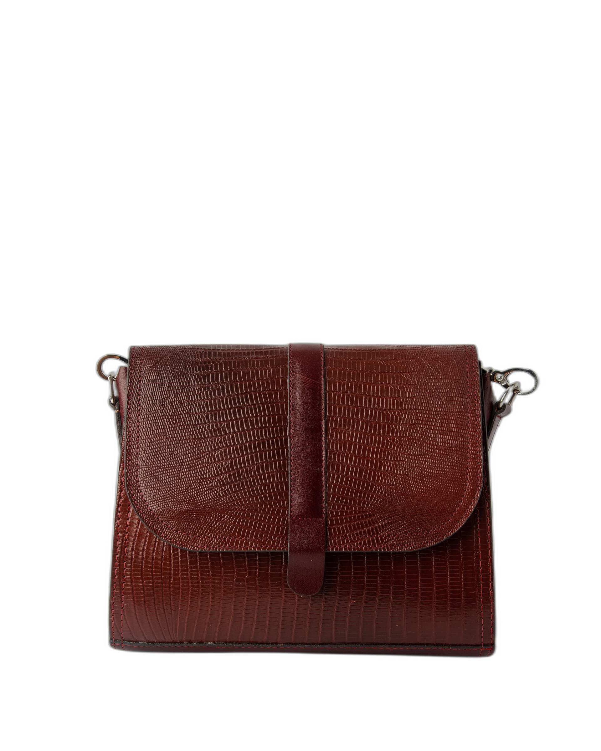 کیف زنانه دوشی زرشکی دلربا Delroba