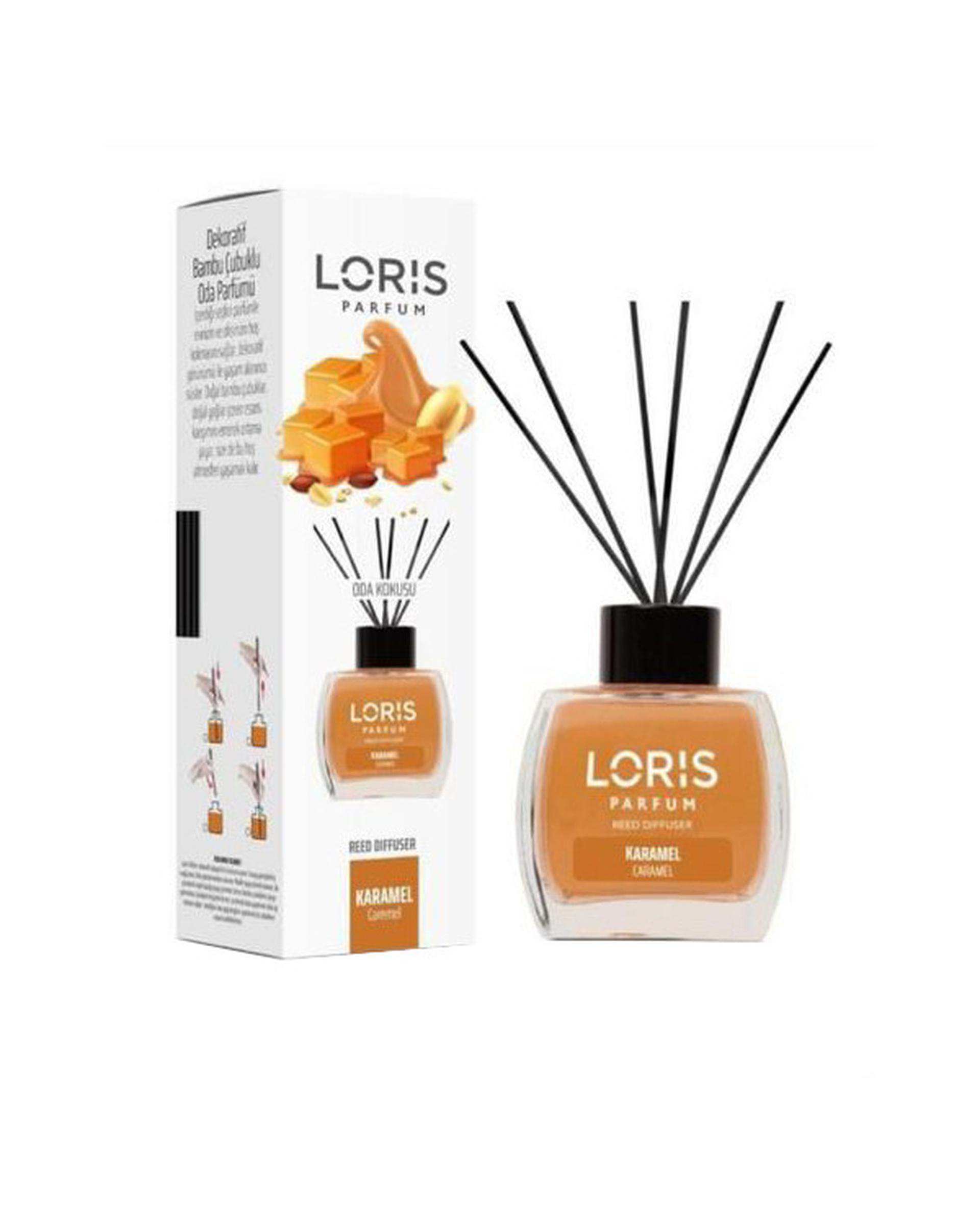 اسانس خوشبو کننده هوا لوریس Loris رایحه کارامل 120ml