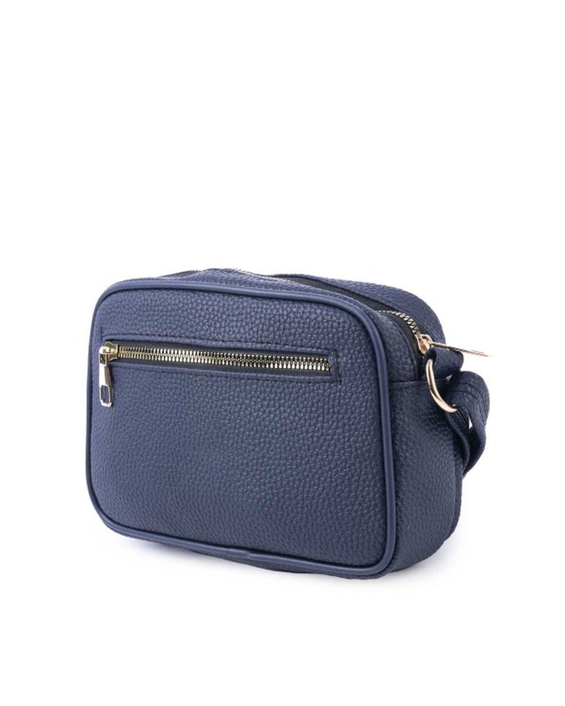 کیف زنانه دوشی سرمه ای بیسراک Bisrak کد SL-526