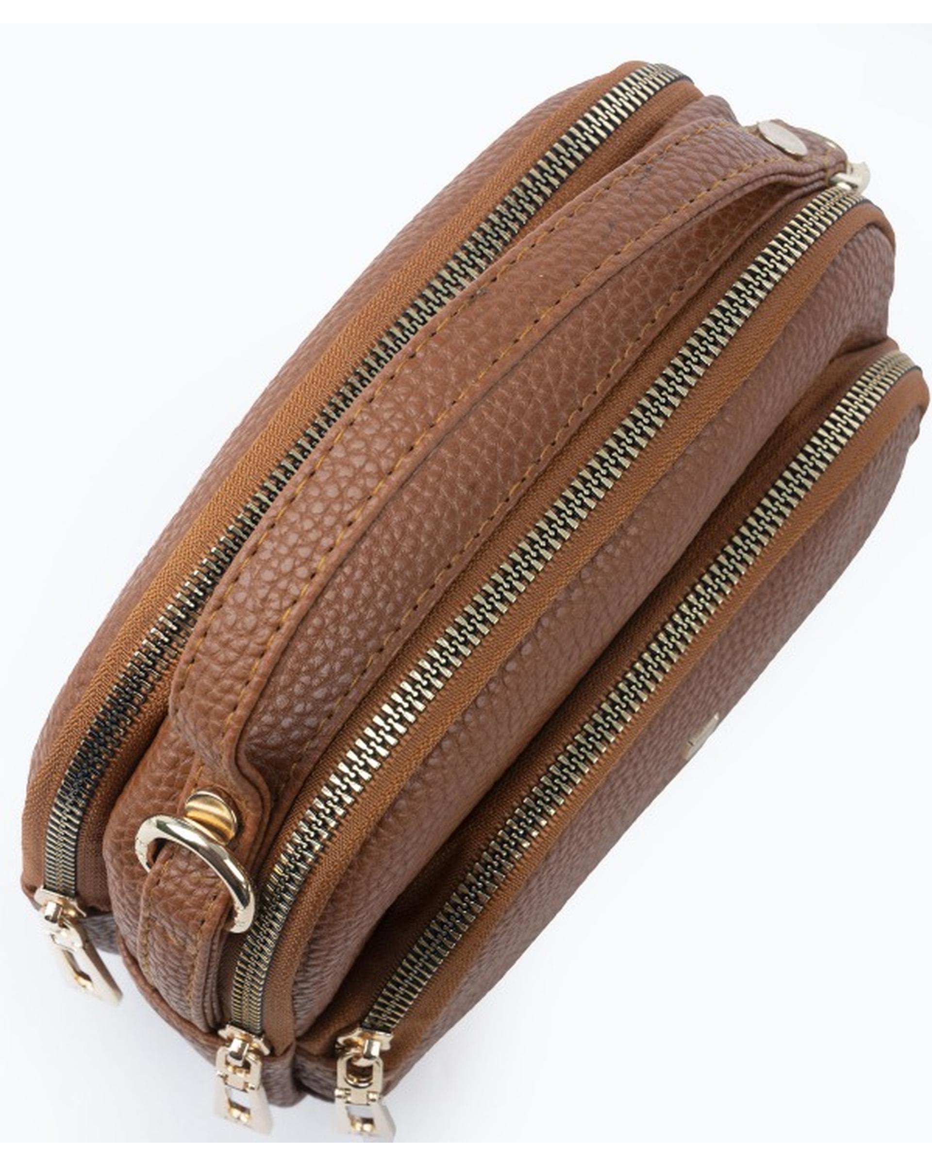 کیف زنانه عسلی بیسراک Bisrak کد SL-542