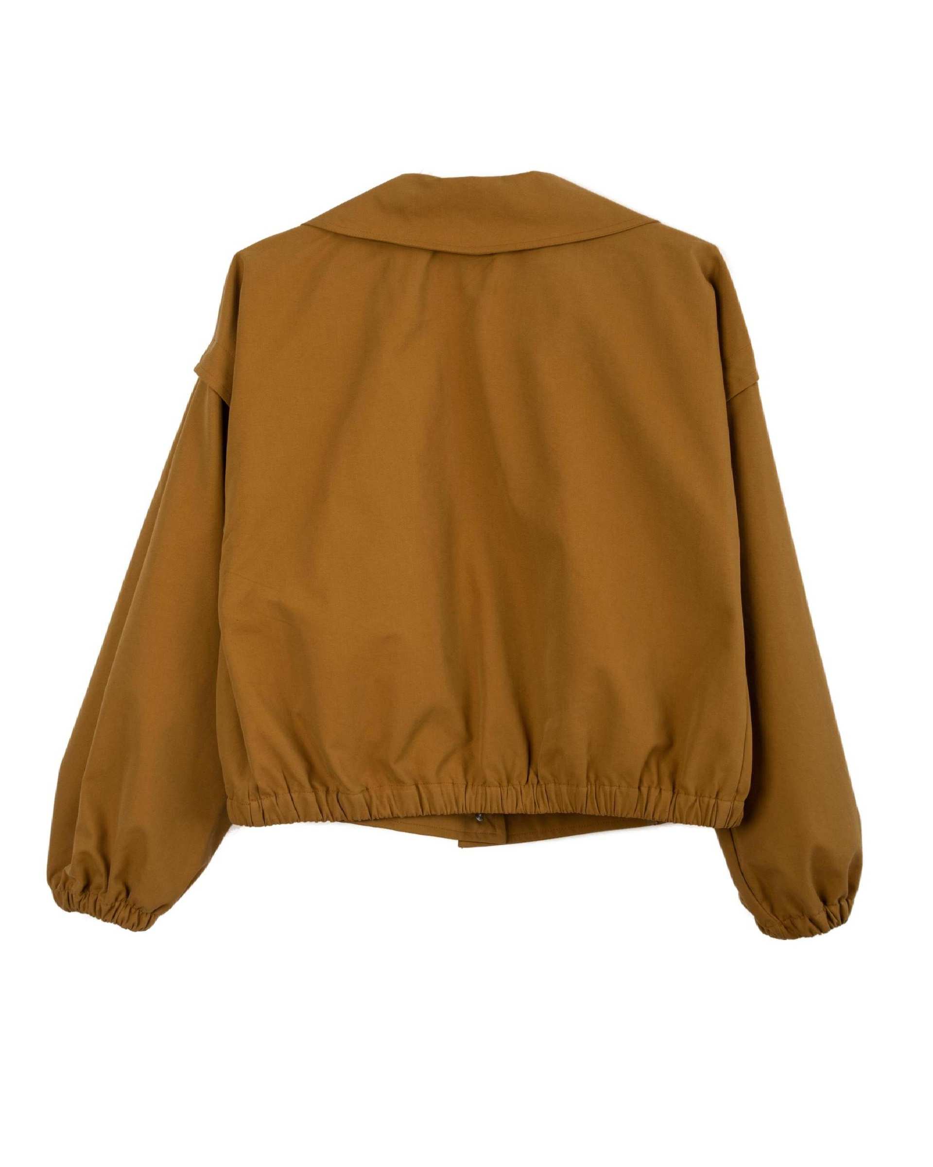 ست کت و شلوار زنانه کراپ کتان خردلی مینوس Miinoos مدل آنجل