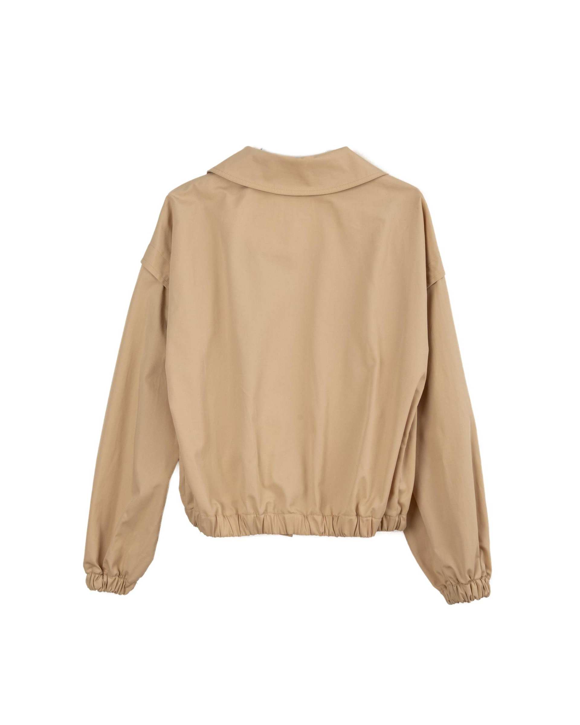 ست کت و شلوار زنانه کراپ کتان کرم مینوس Miinoos مدل آنجل