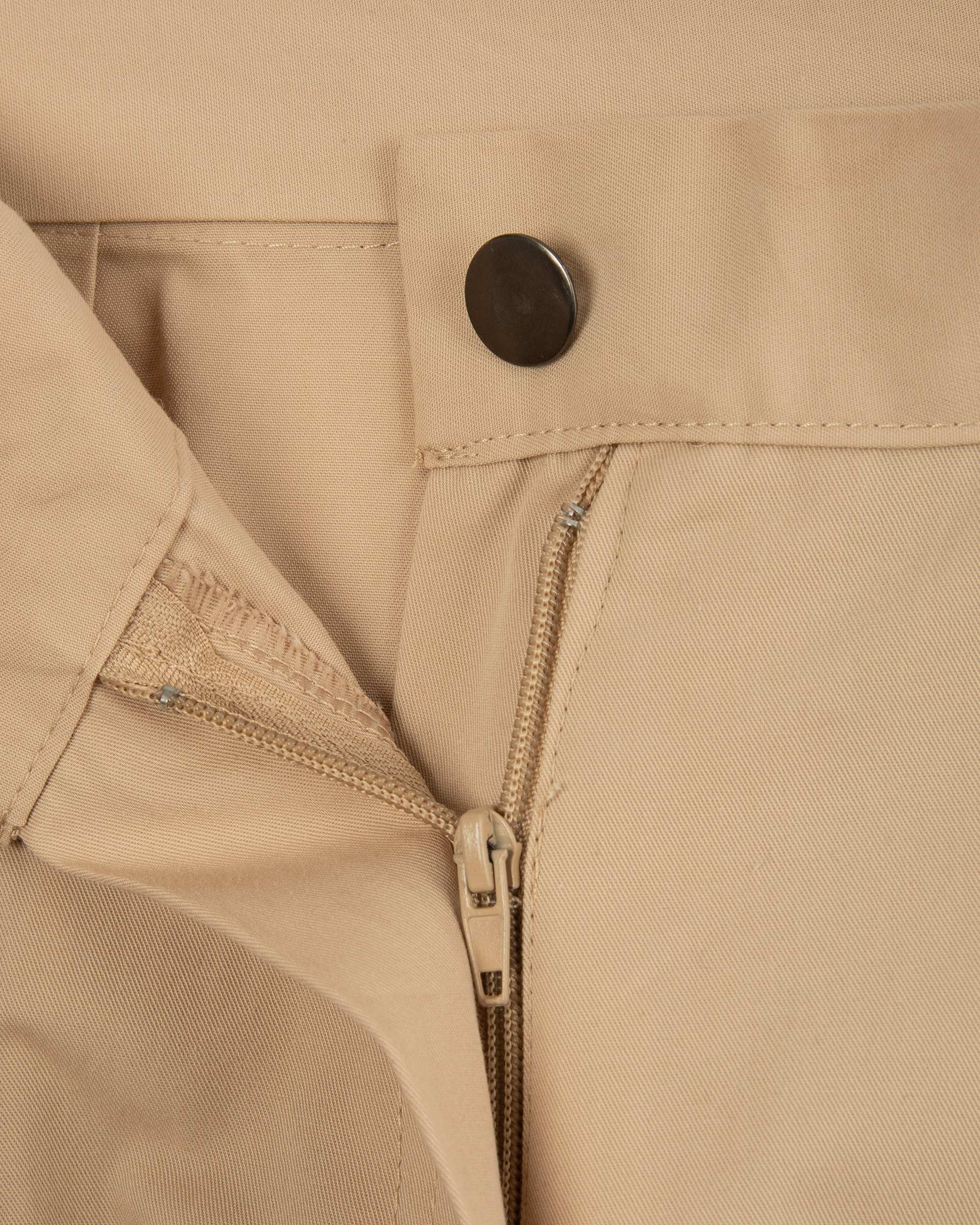 ست کت و شلوار زنانه کراپ کتان کرم مینوس Miinoos مدل آنجل