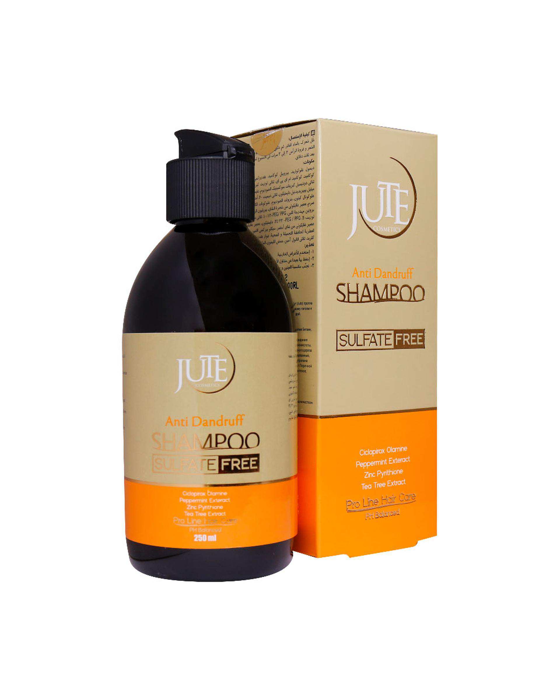 شامپو بدون سولفات ضد شوره مو ژوت Jute حجم 250ml