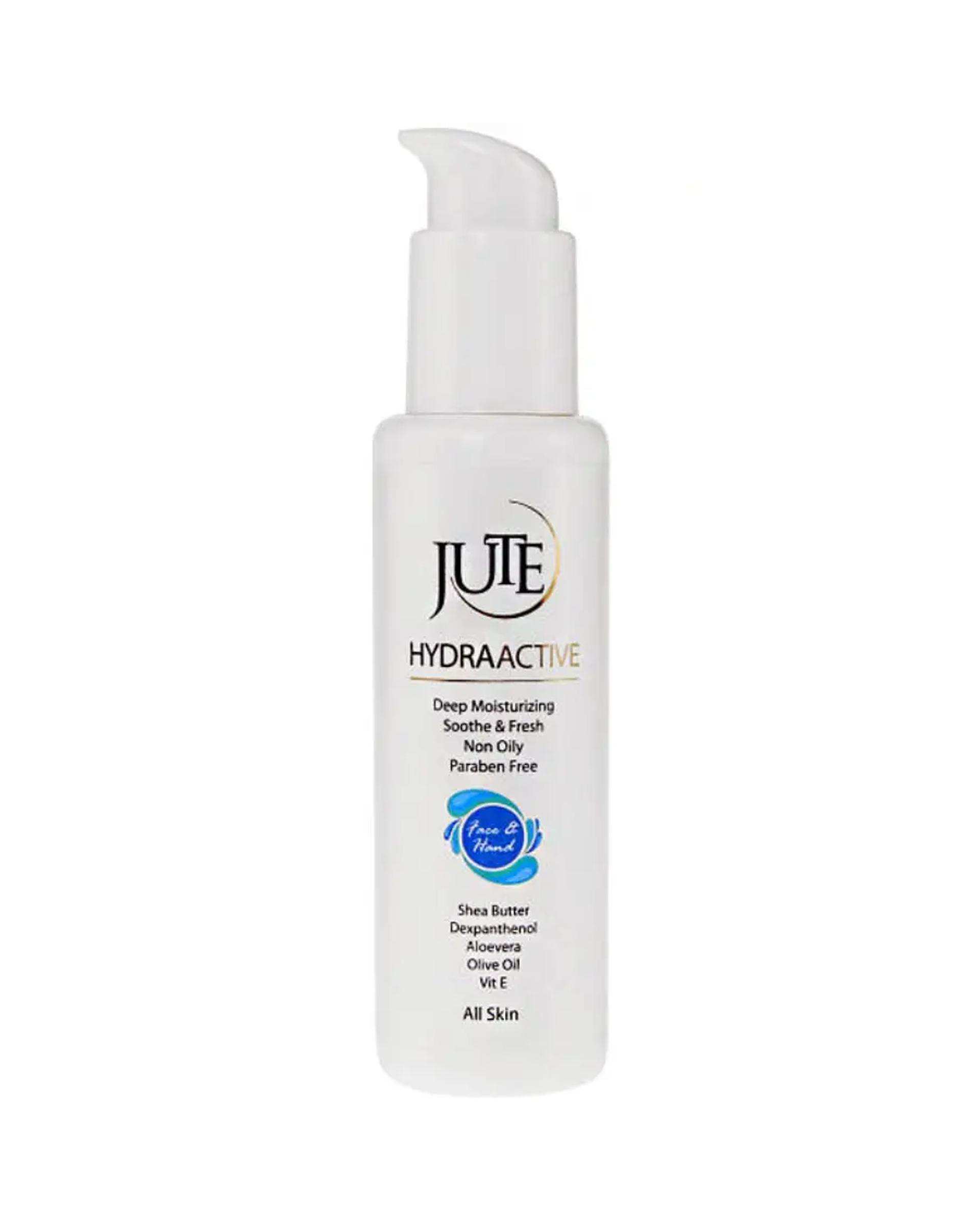 کرم آبرسان دست و صورت اکتیو ژوت Jute مدل Hydra Active حجم 120ml