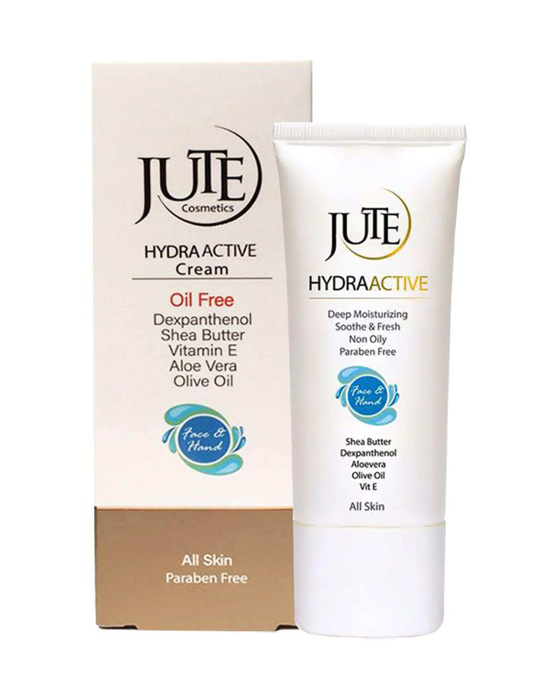 کرم مرطوب کننده دست و صورت هیدرا اکتیو ژوت Jute حجم 70ml