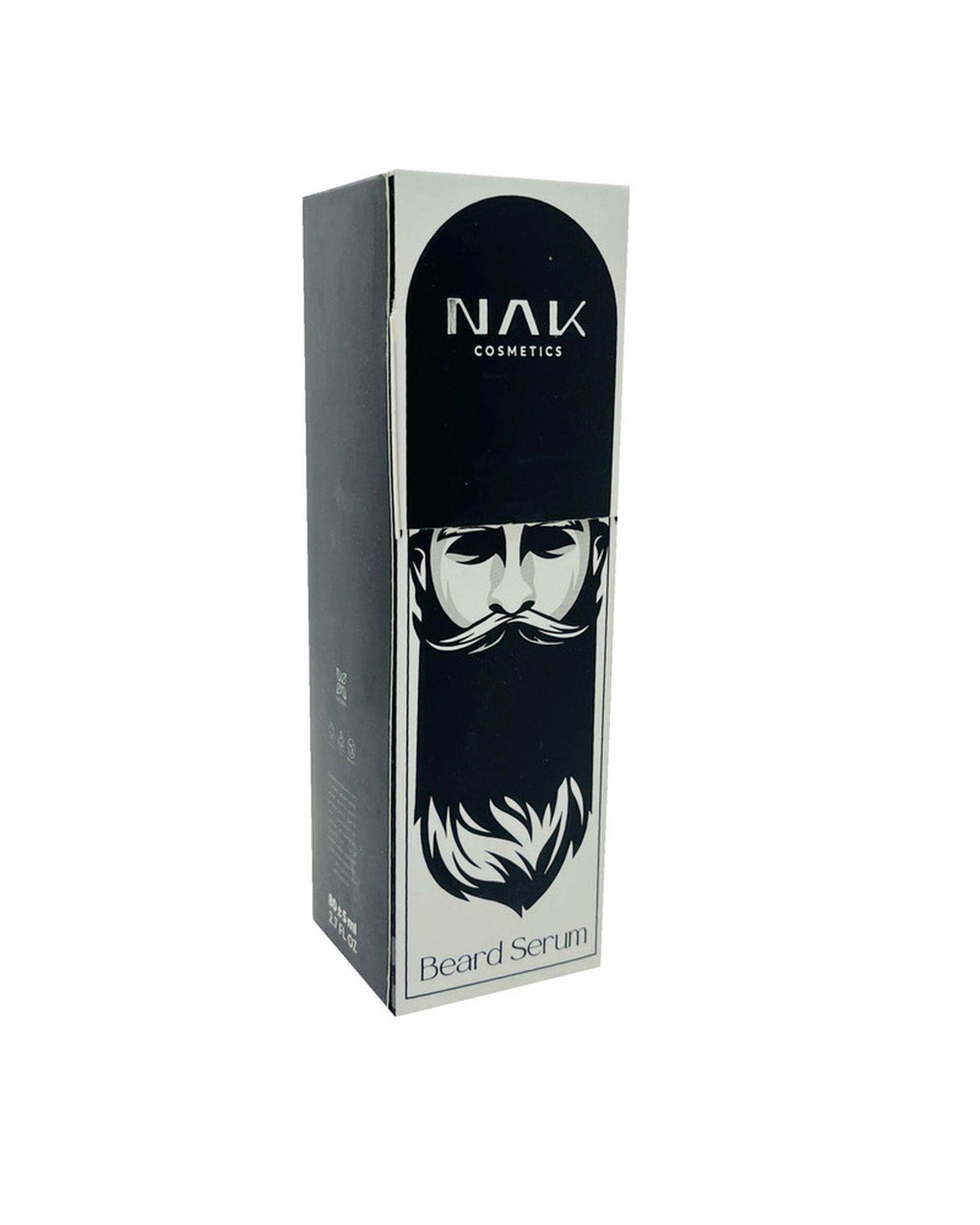 سرم ریش و سبیل مردانه ناک Nak حاوی روغن آرگان 80ml