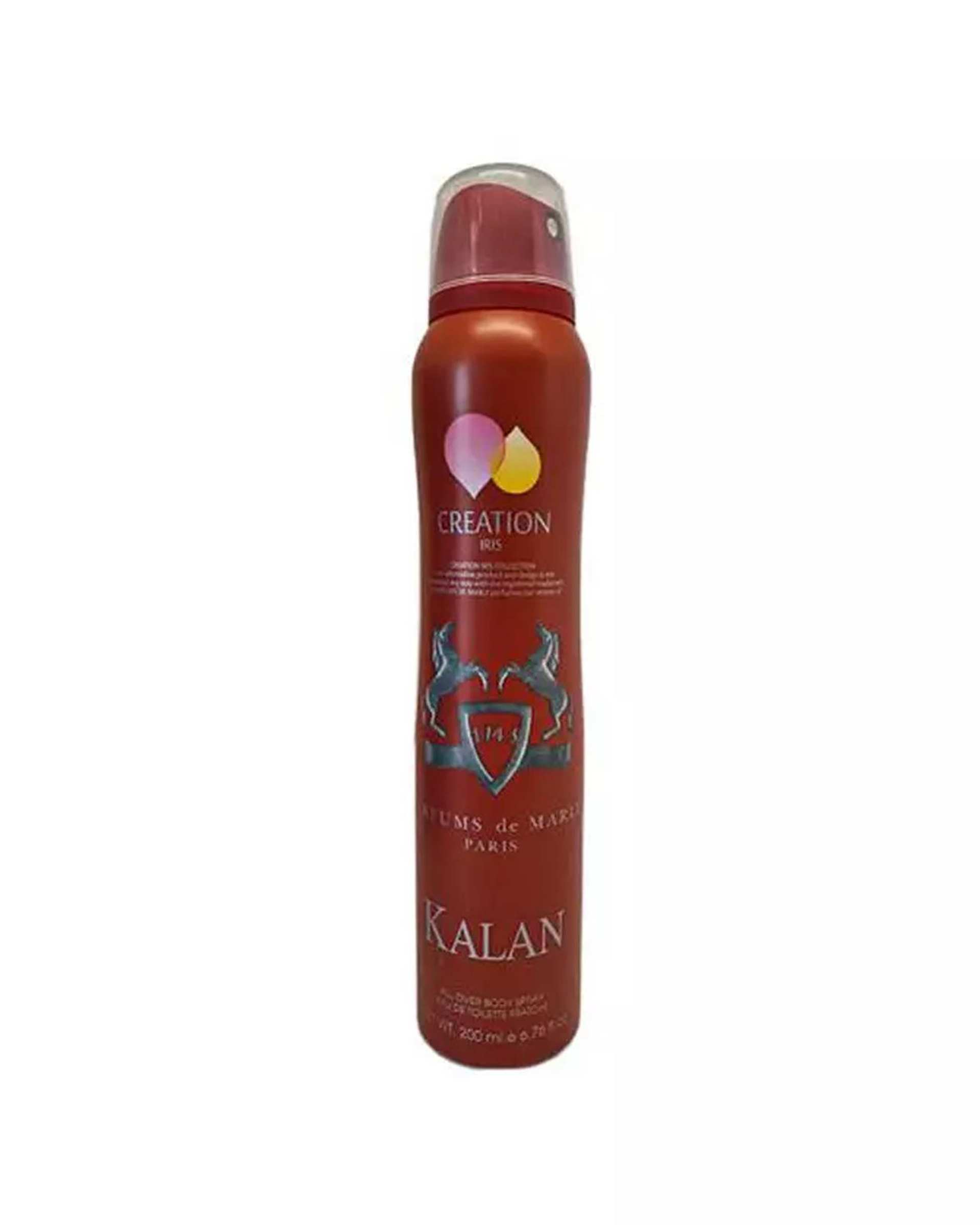 اسپری خوشبو کننده بدن مردانه کریشن آیریس Creation Iris مدل Kalan حجم 200ml