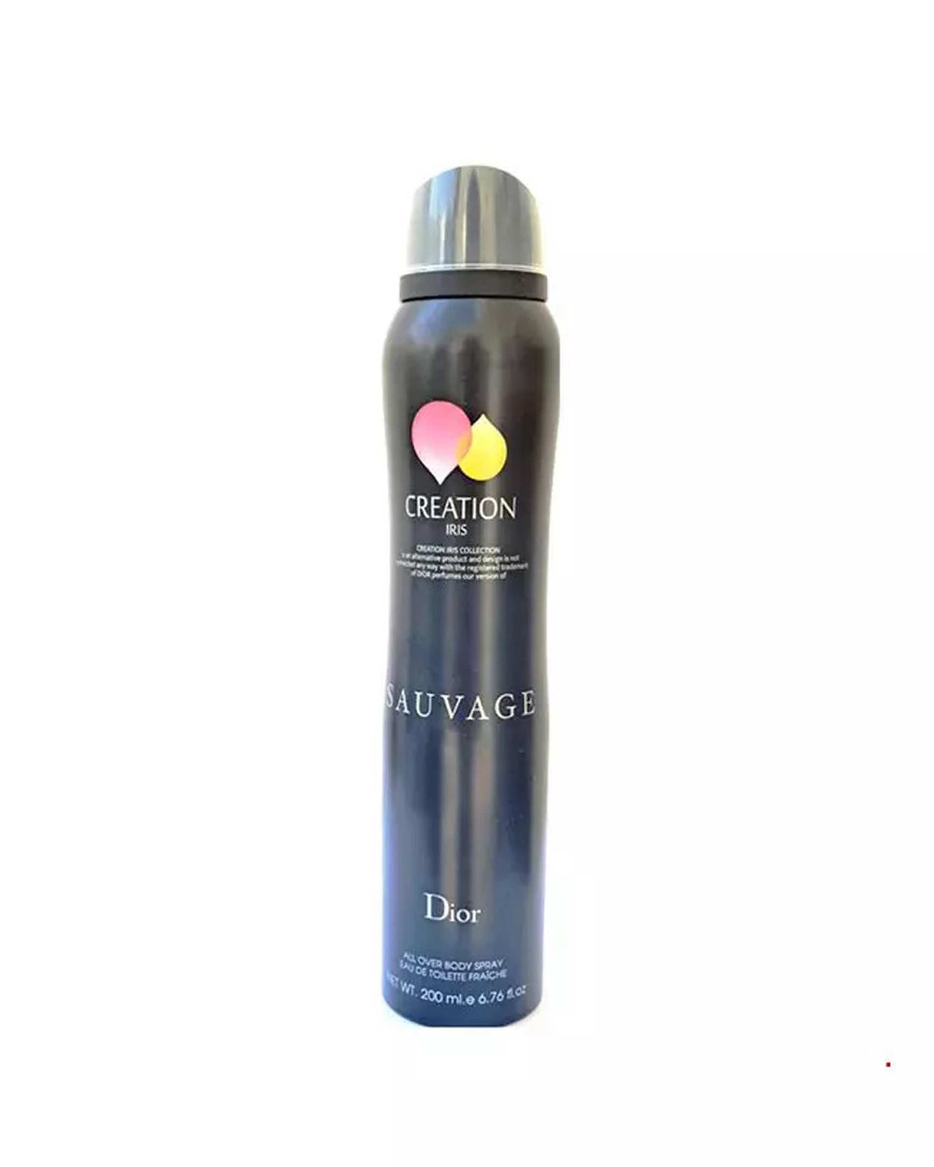 اسپری خوشبو کننده بدن مردانه کریشن آیریس Creation Iris مدل SAUVAGE حجم 200ml