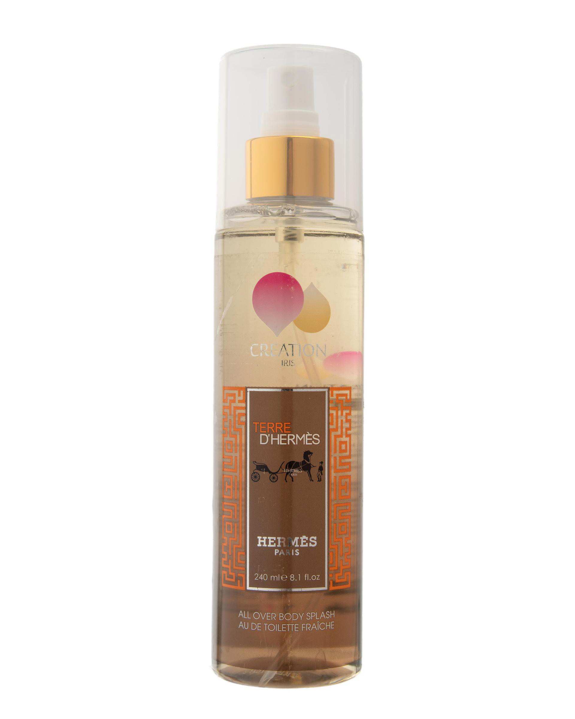 بادی اسپلش مردانه کریشن آیریس Creation Iris مدل Terre d’Hermes حجم 240ml