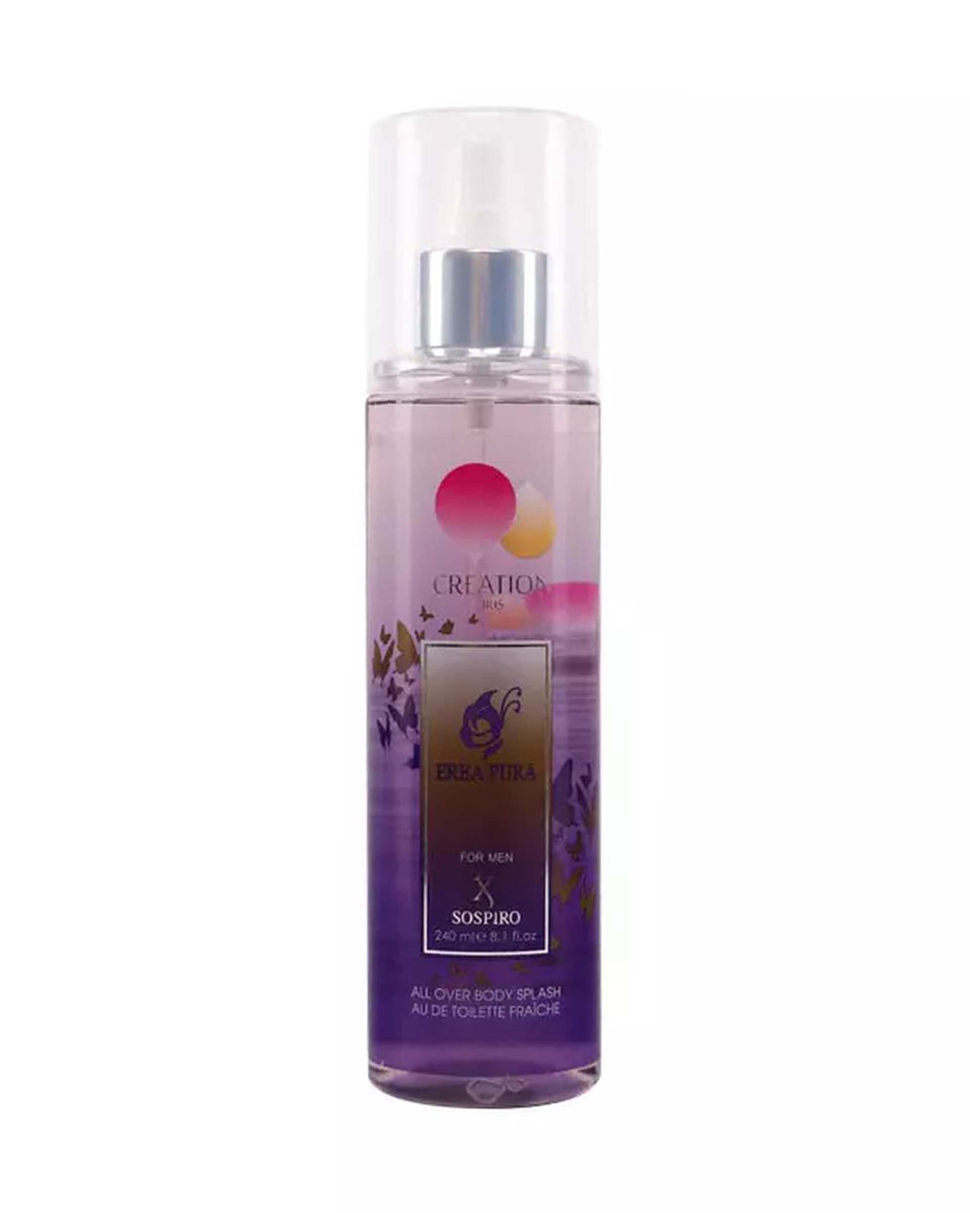 بادی اسپلش مردانه کریشن آیریس Creation Iris مدل Sospiro Erba Pura حجم 240ml