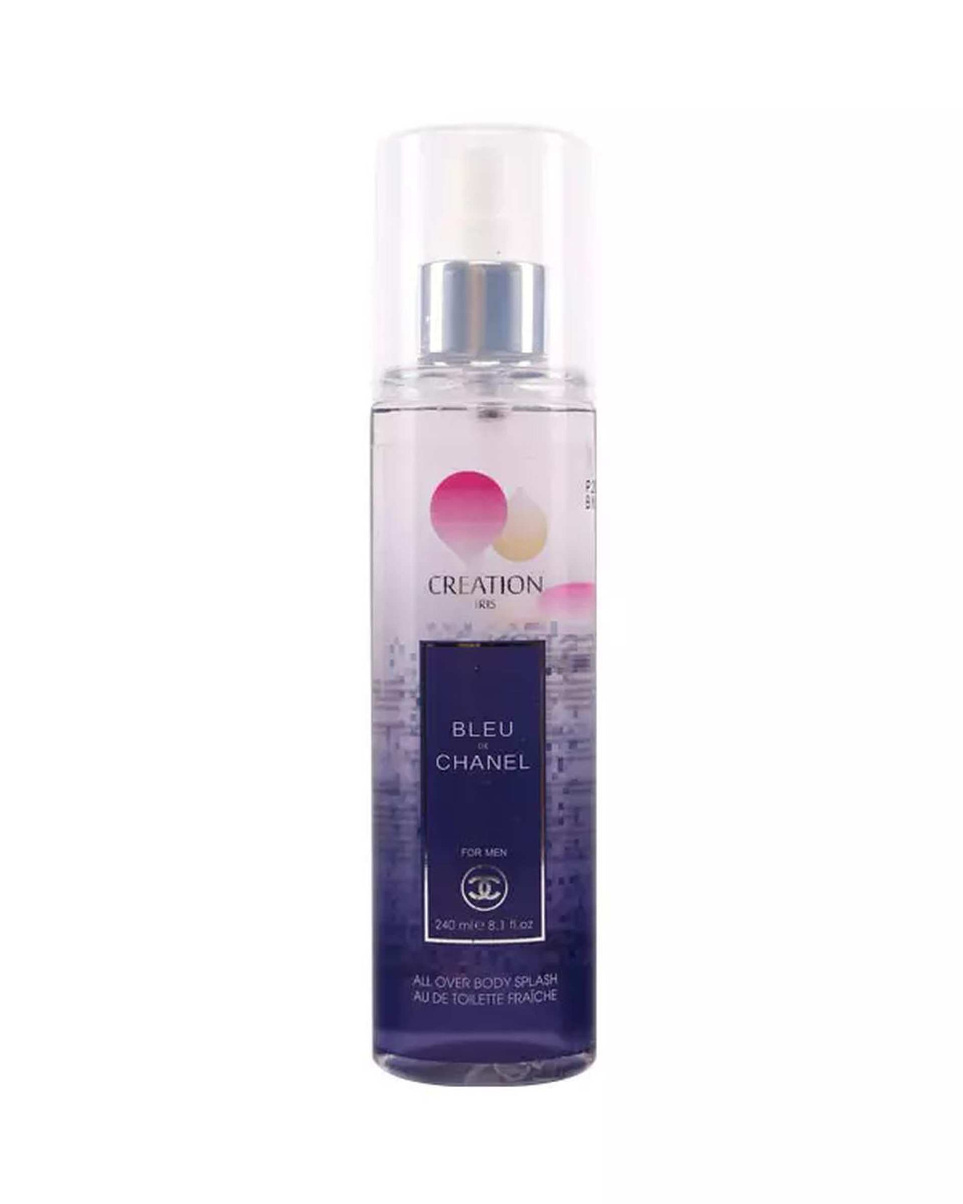 بادی اسپلش مردانه کریشن آیریس Creation Iris مدل Bleu de Chanel حجم 240ml