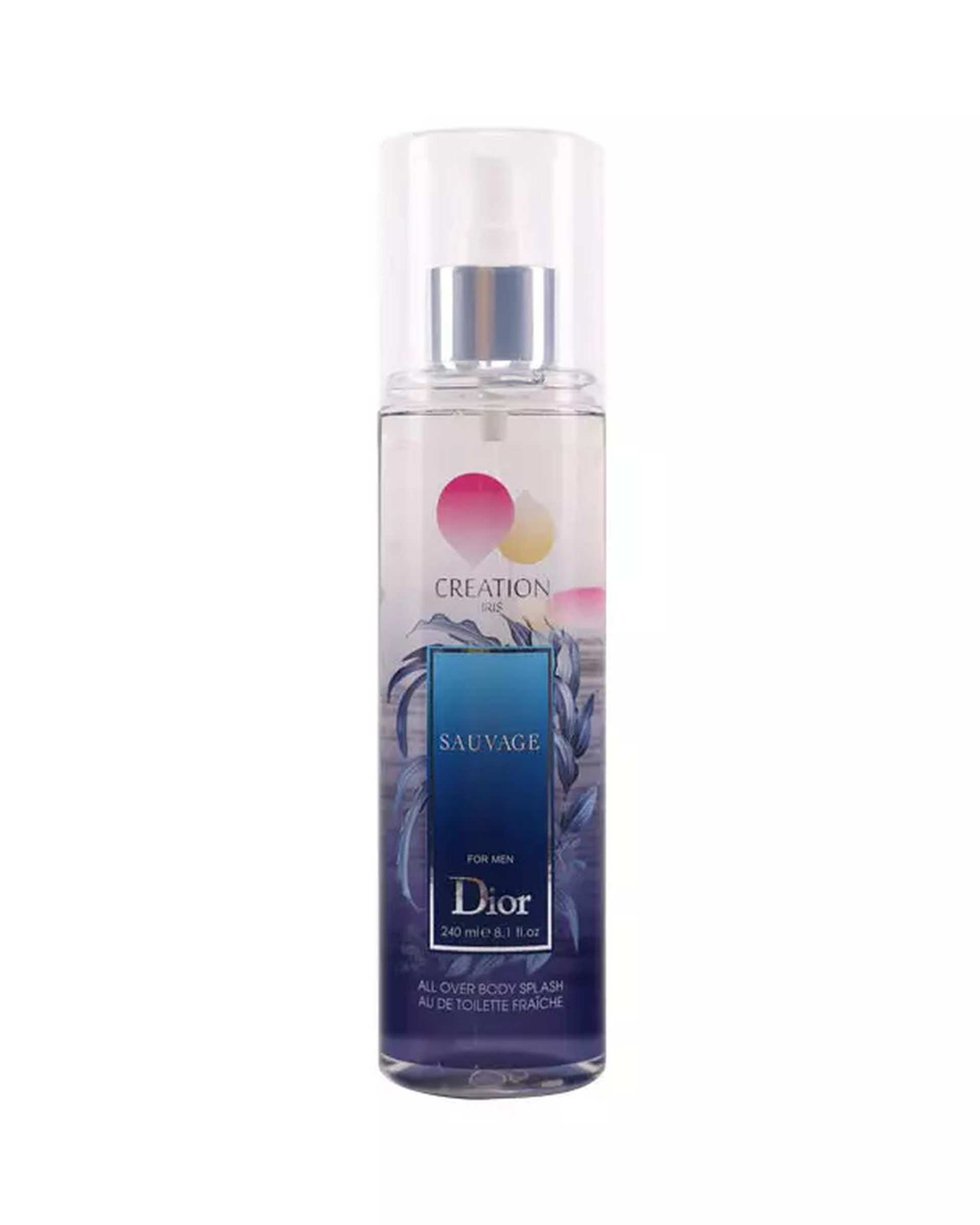 بادی اسپلش مردانه کریشن آیریس Creation Iris مدل Dior Sauvage حجم 240 میلی لیتر