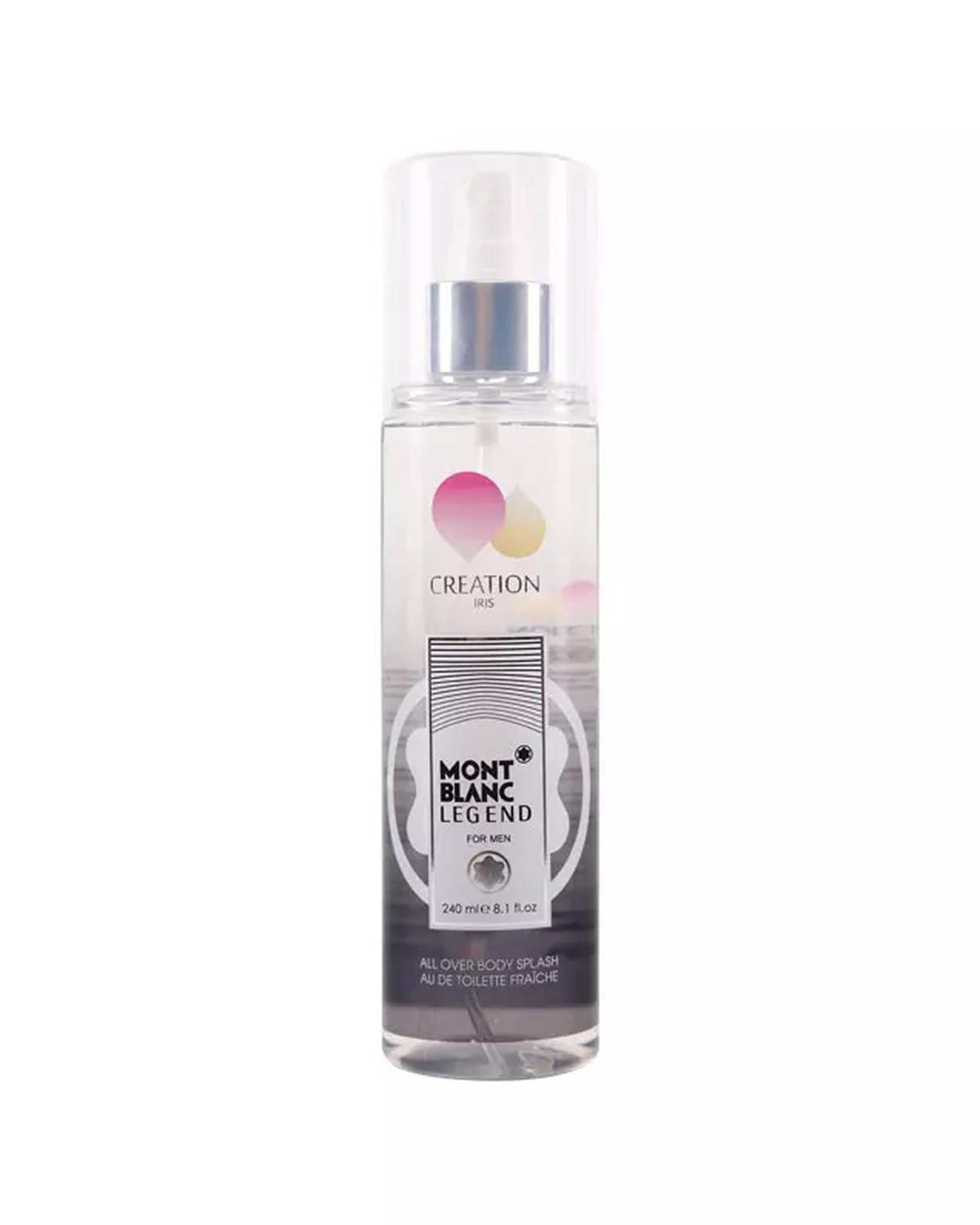 بادی اسپلش مردانه کریشن آیریس Creation Iris مدل Mont Blanc Legend Spirt حجم 240ml