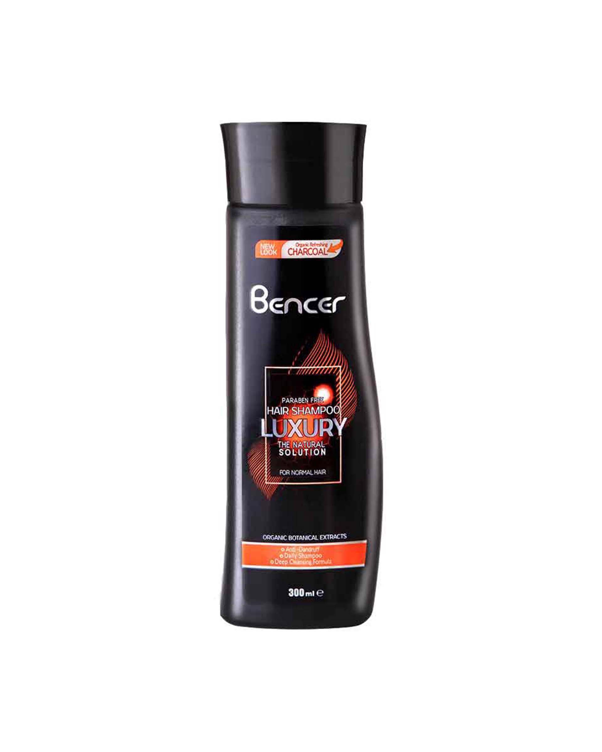 شامپو مو زغالی بنسر Bencer حجم 300ml