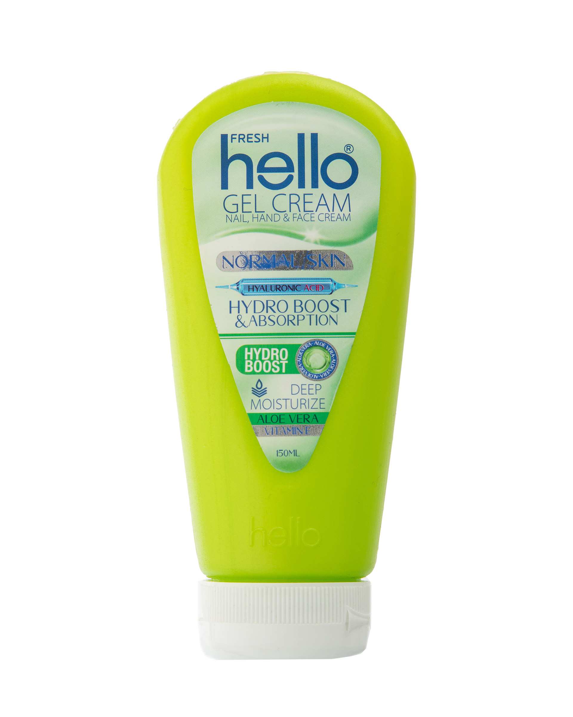 ژل کرم آبرسان صورت هلو فرش Hello Fresh مناسب پوست های نرمال 150ml