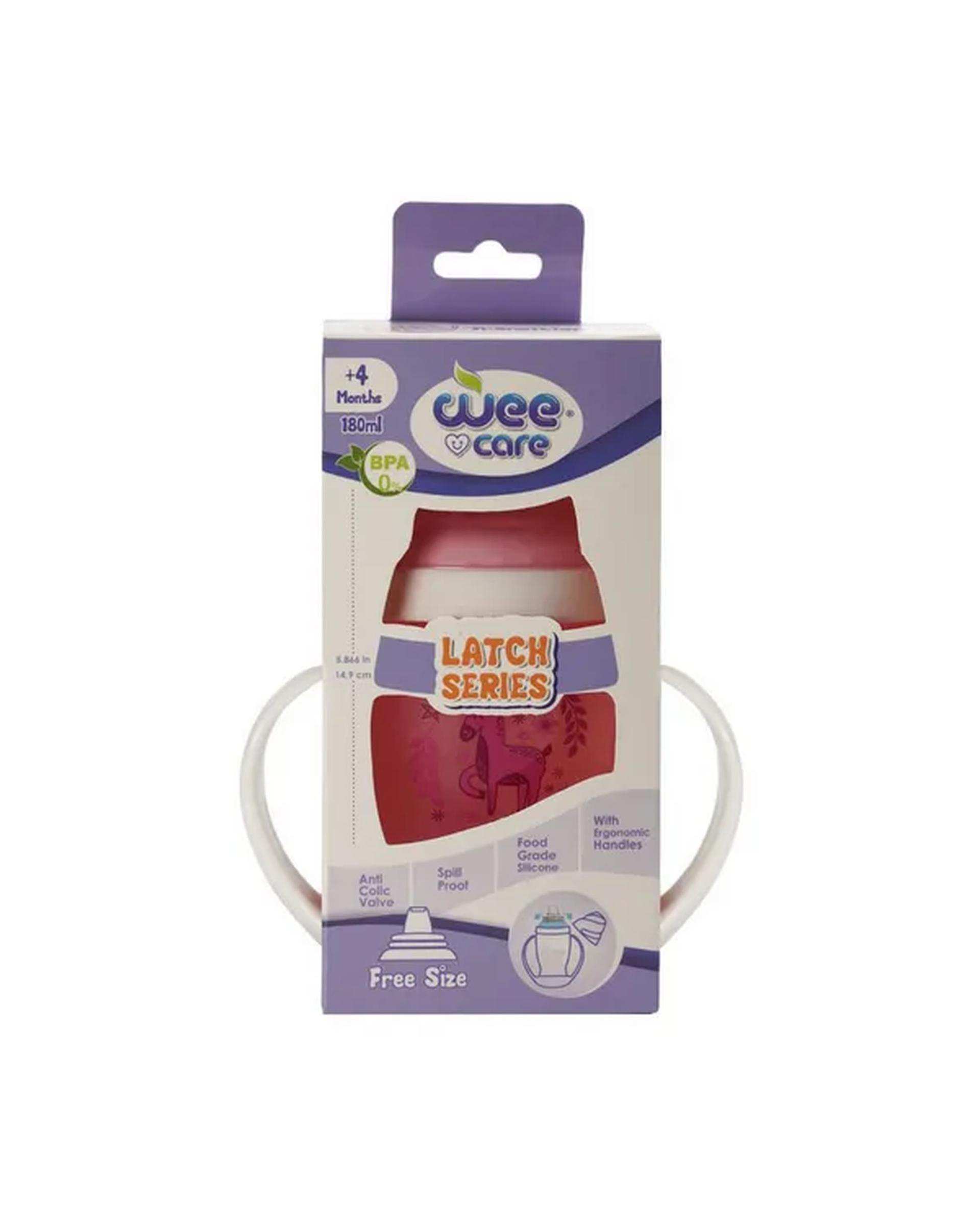 لیوان آبمیوه خوری ضد چکه 180 میلی لیتری وی کر Wee Care کد 706