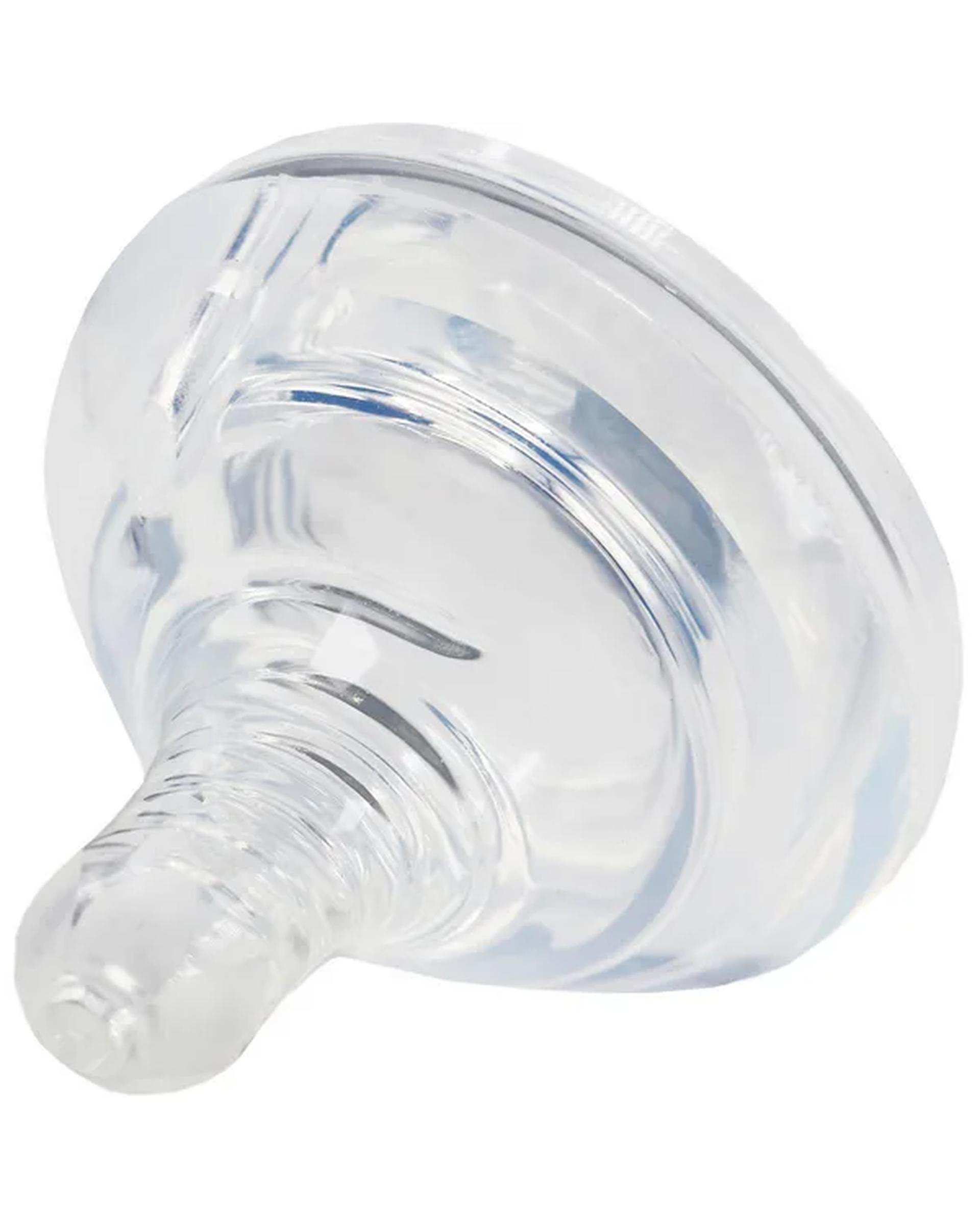 سر شیشه سیلیکونی دهانه عریض وی کر Wee Care سری Mom Sense شماره 2 کد N515