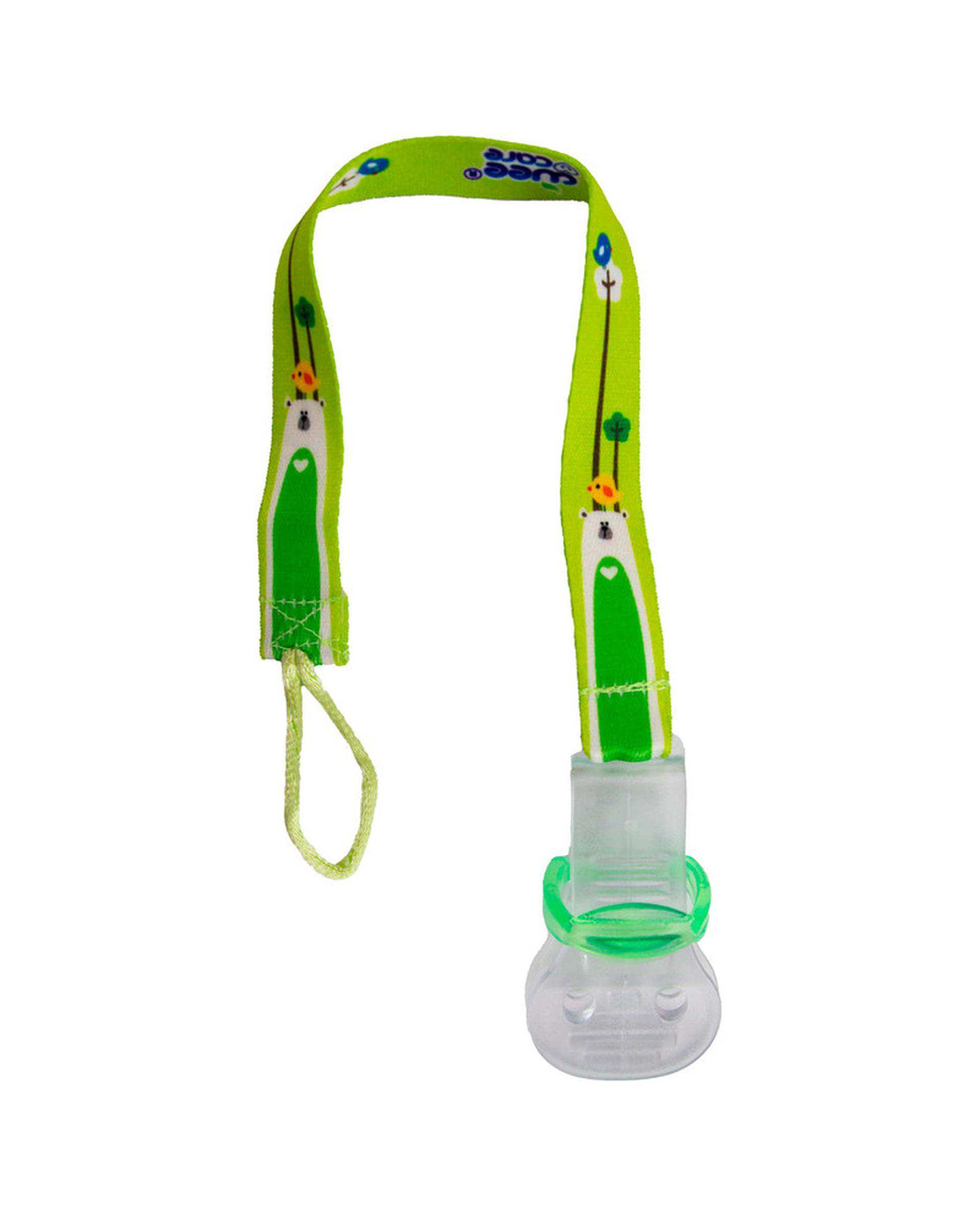 بند پستانک پارچه ای ضد حساسیت آبی وی کر Wee Care کد A801