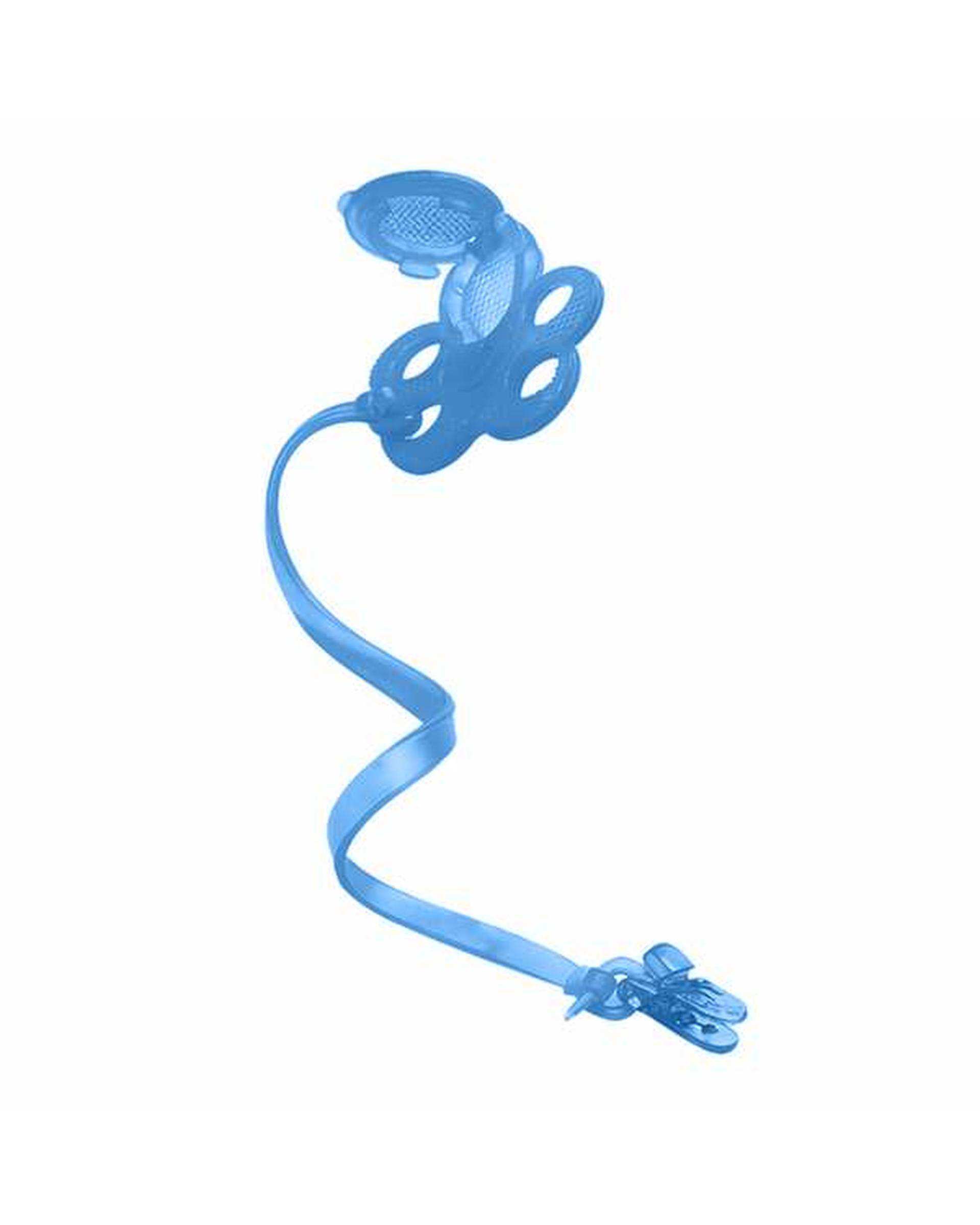 دندان گیر غذا و آبمیوه خوری کودک سیلیکونی آبی وی کر Wee Care مدل T403