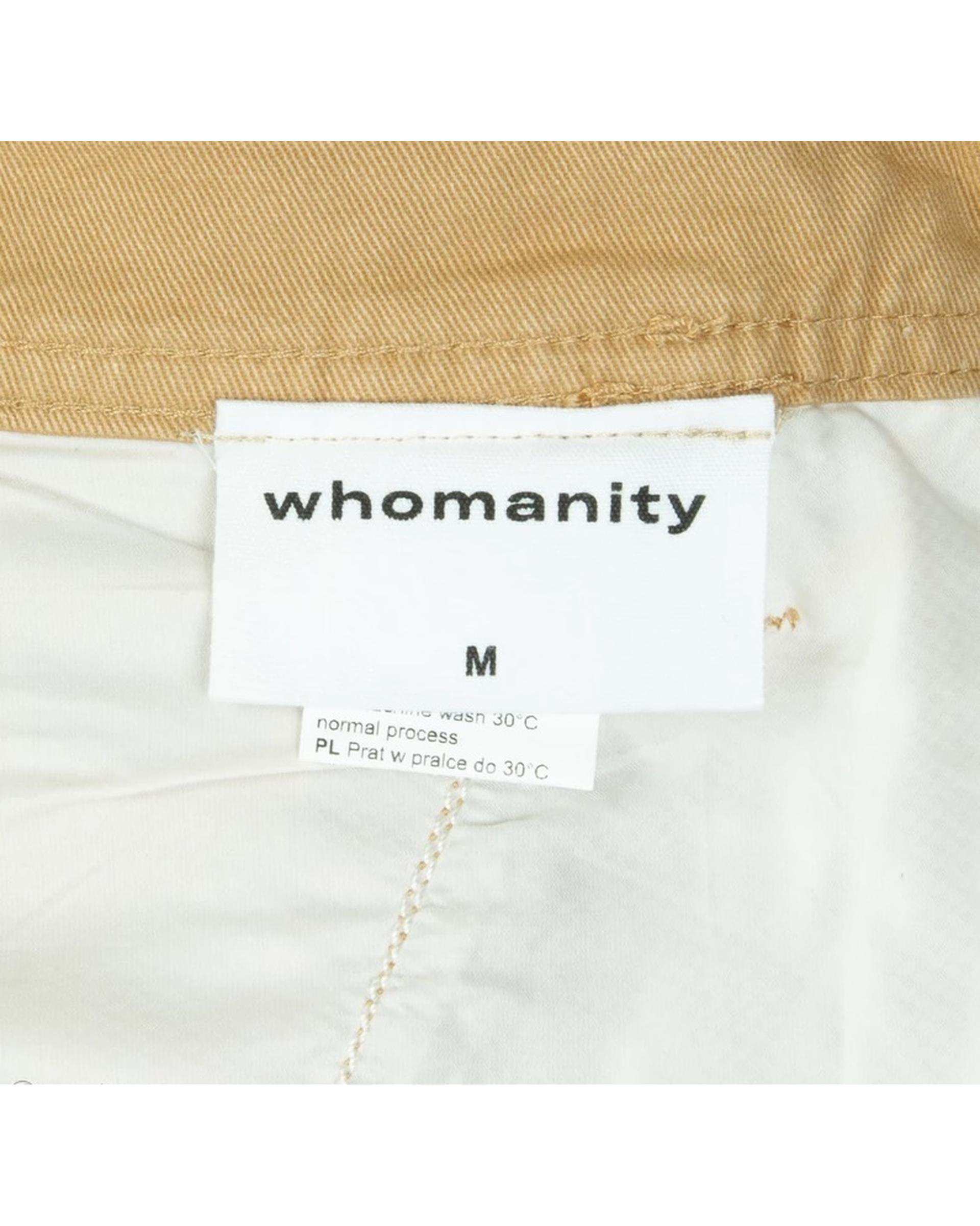 شلوارک مردانه کتان کارگو بژ هومنیتی Whomanity مدل WYMSHO-7914