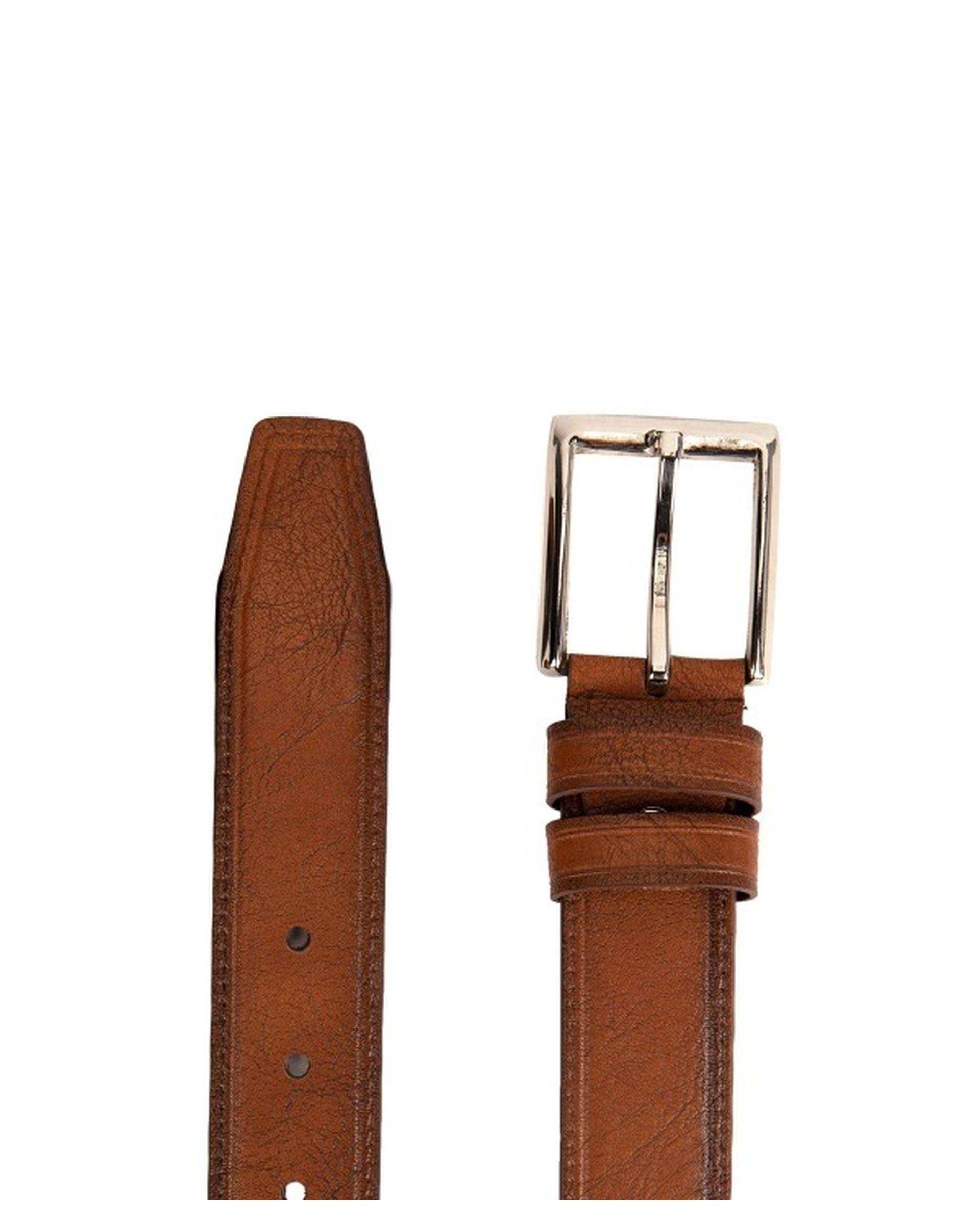 کمربند مردانه عسلی بیسراک Bisrak کد Belt-MF101