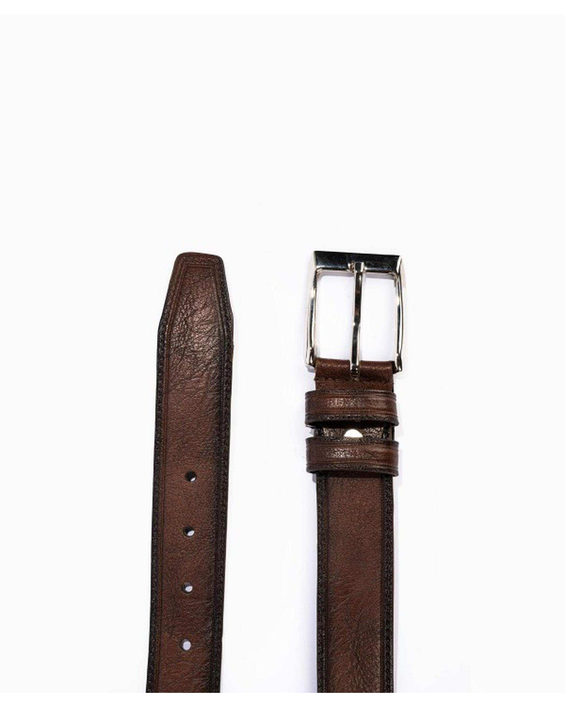 کمربند مردانه قهوه ای بیسراک Bisrak کد Belt-MF101