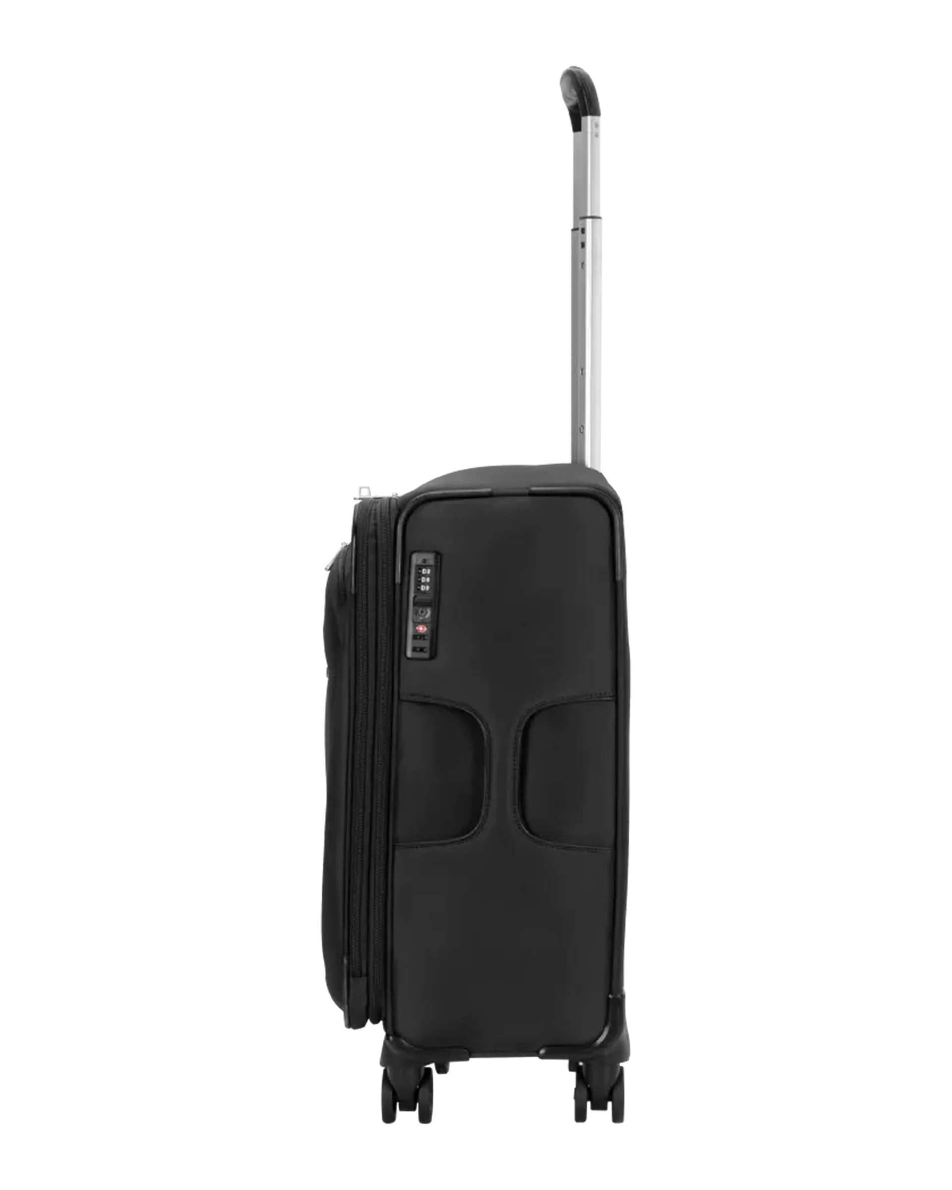 چمدان مشکی نیلپر توریستر Nilper tourister مدل آوان سایز کوچک کد NTLS111003