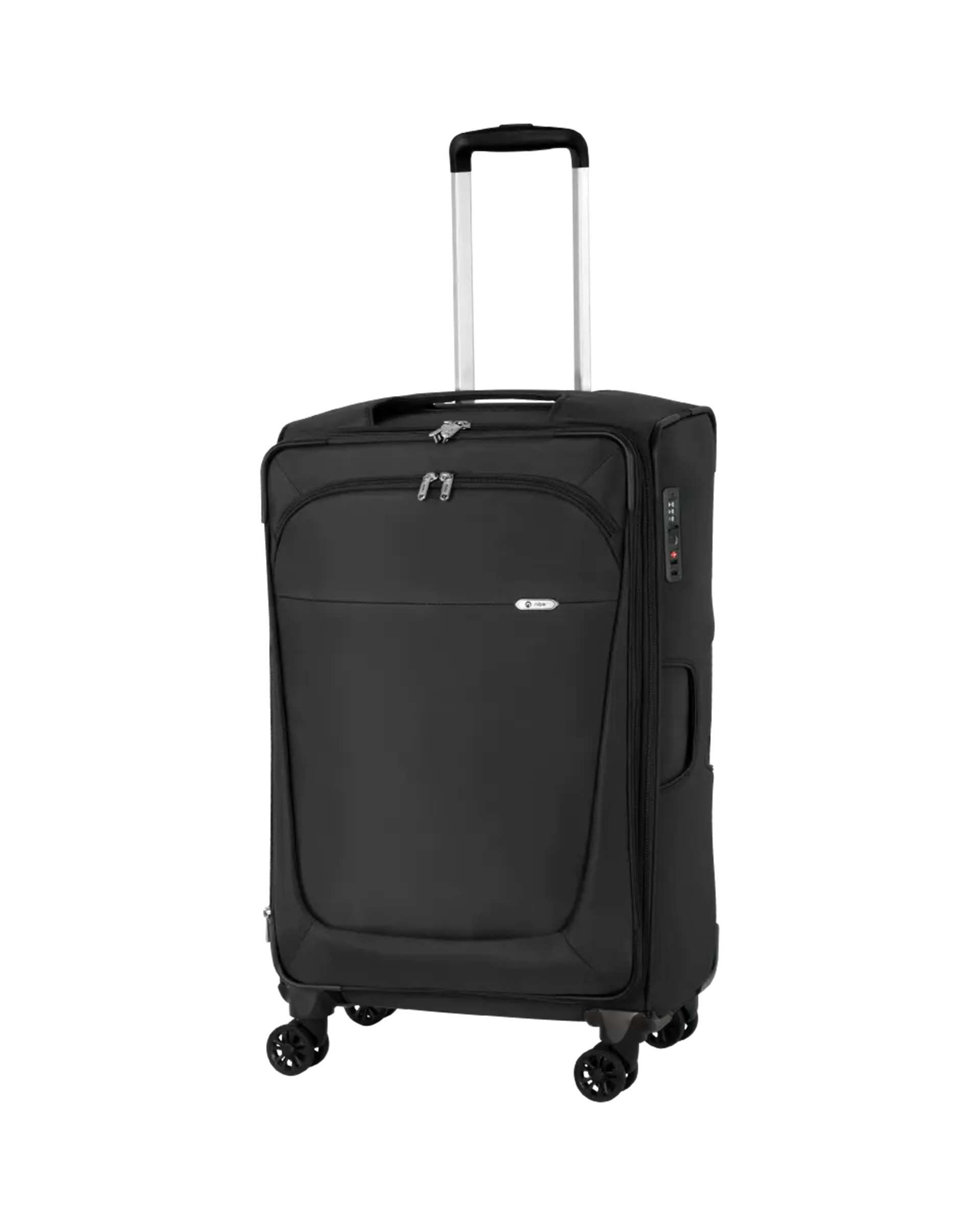 چمدان مشکی نیلپر توریستر Nilper tourister مدل آوان سایز متوسط کد NTLS111002