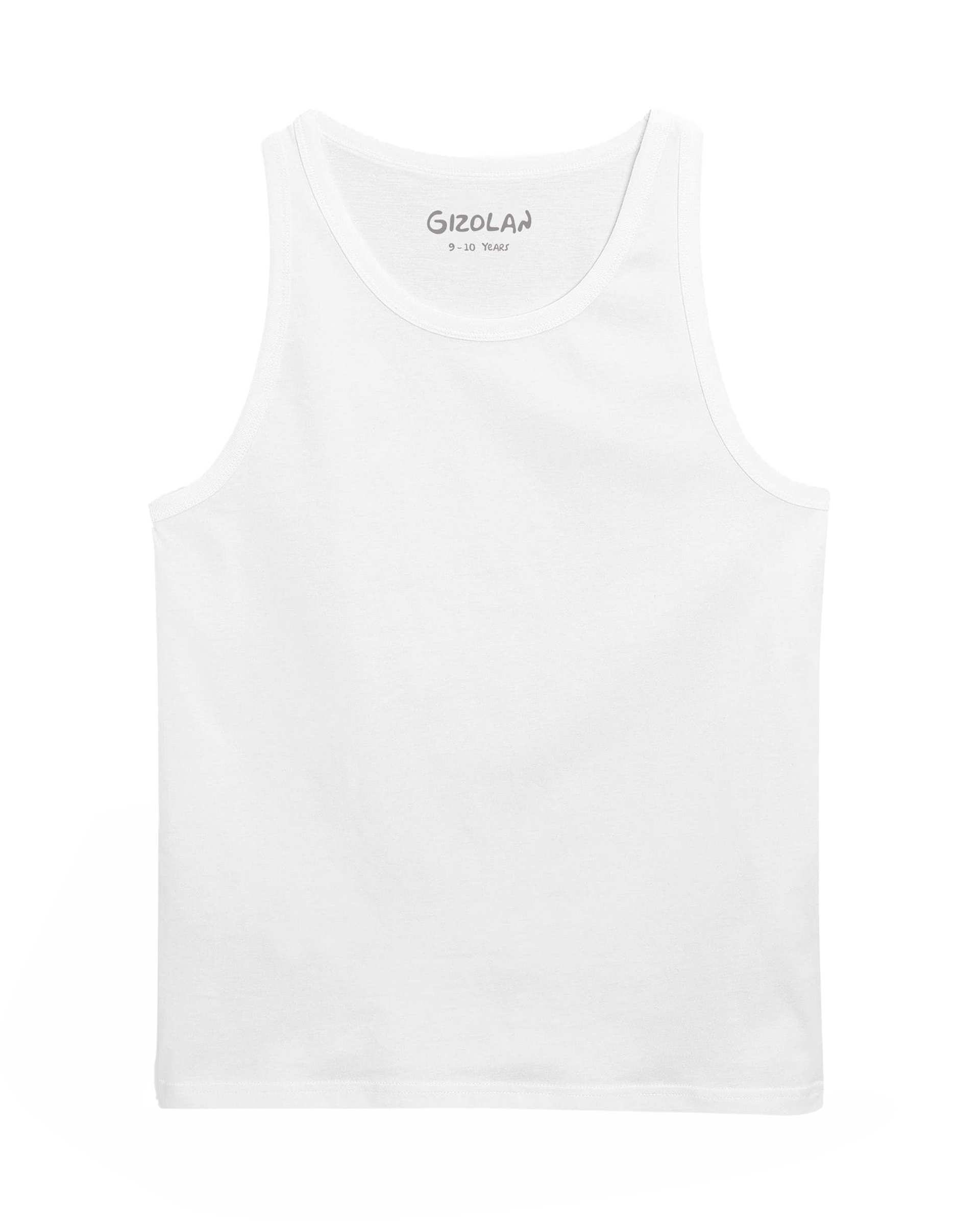زیرپوش بچگانه رکابی سفید گیزولان Gizolan