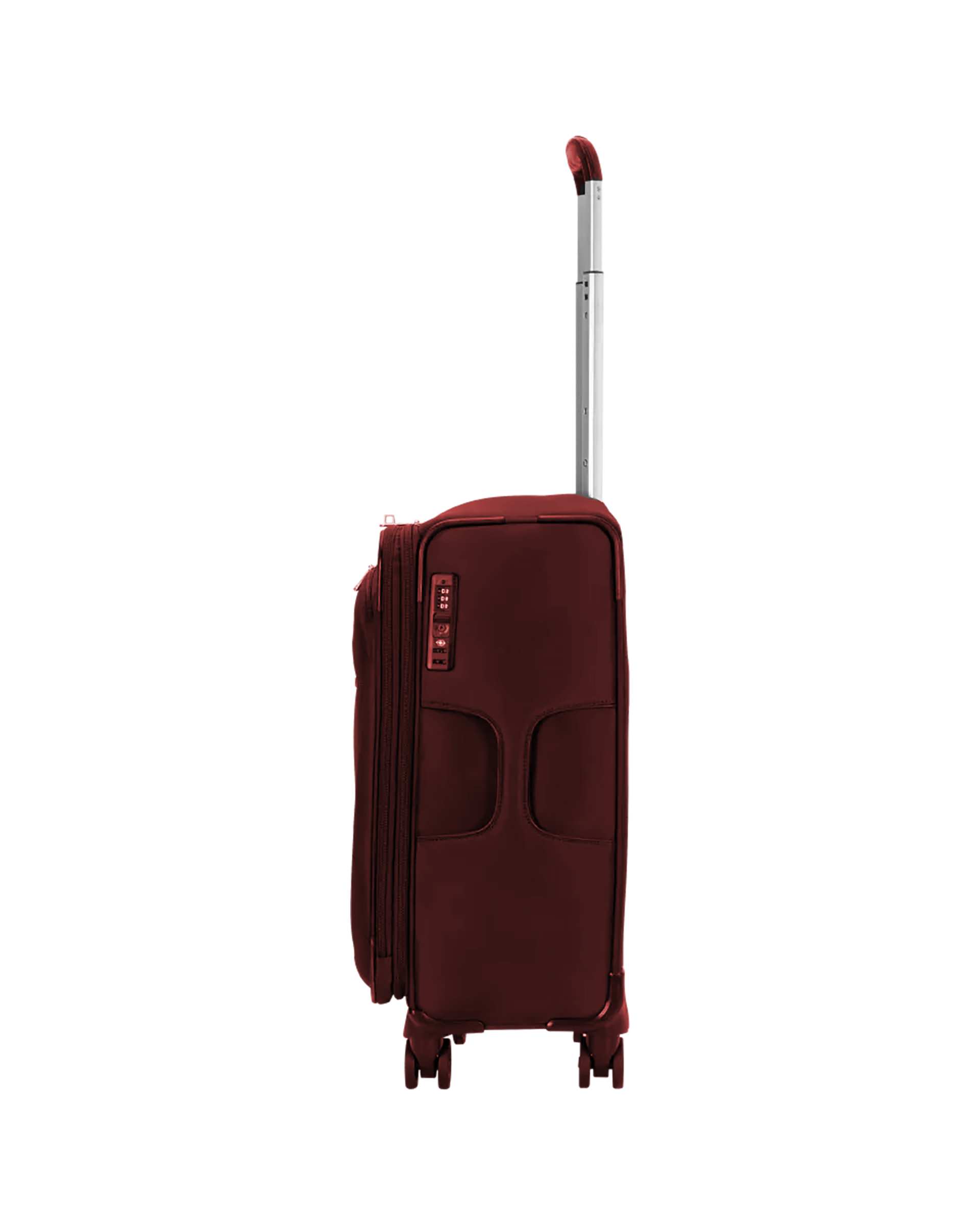 چمدان زرشکی نیلپر توریستر Nilper tourister مدل آوان سایز کوچک کد NTLS111003