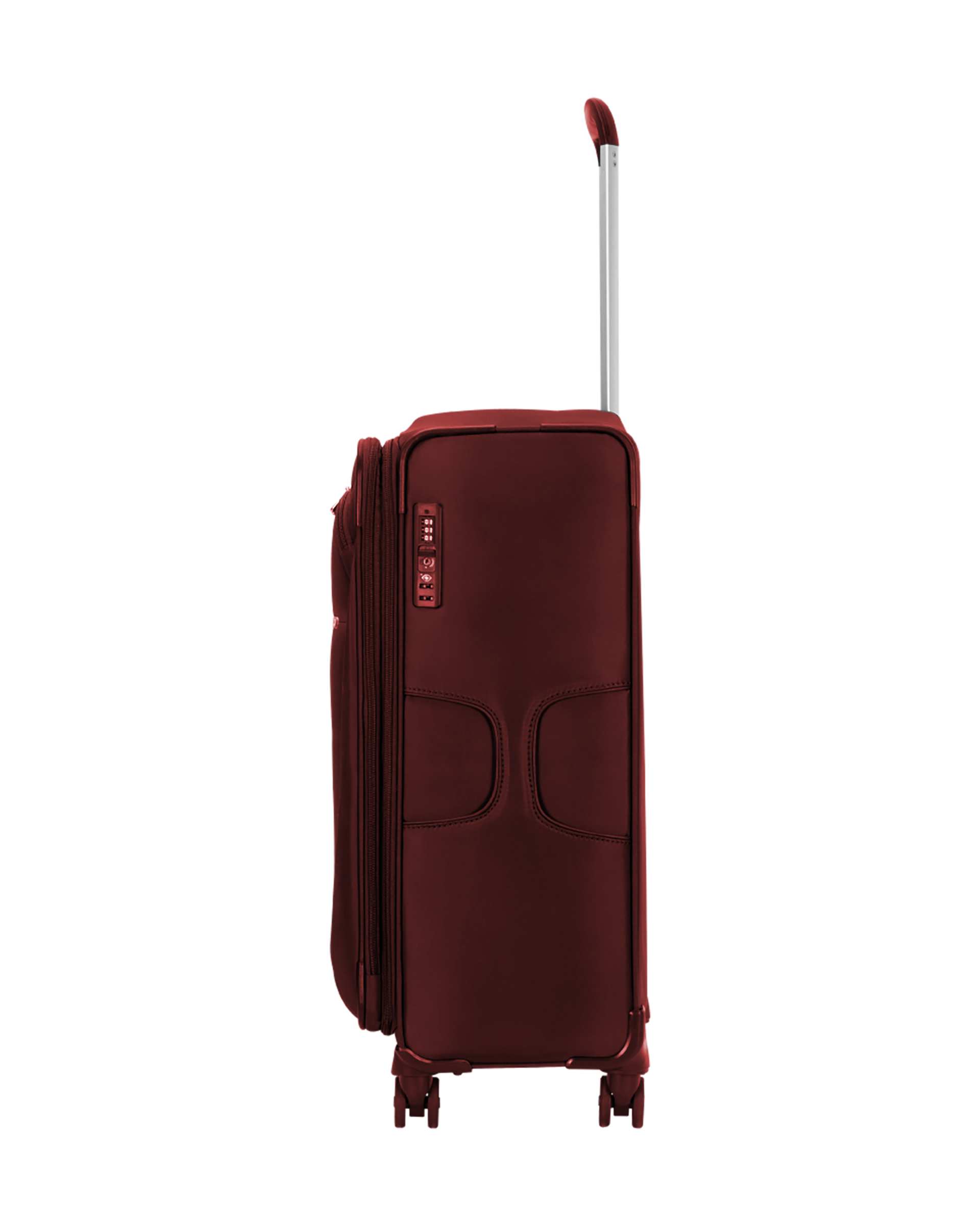 چمدان زرشکی نیلپر توریستر Nilper tourister مدل آوان سایز متوسط کد NTLS111002